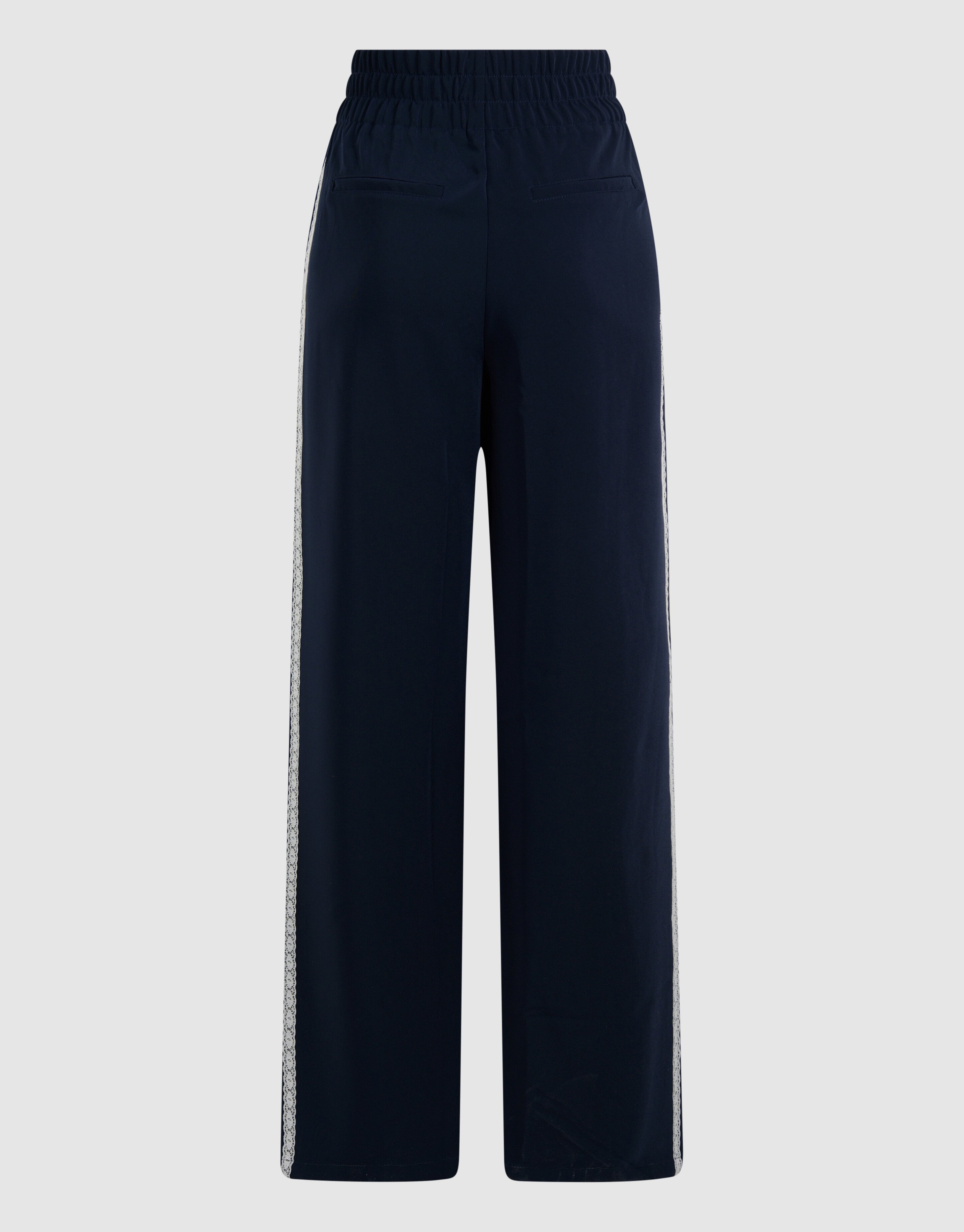 Sporty Wide Leg Broek Donkerblauw SHOEBY WOMEN