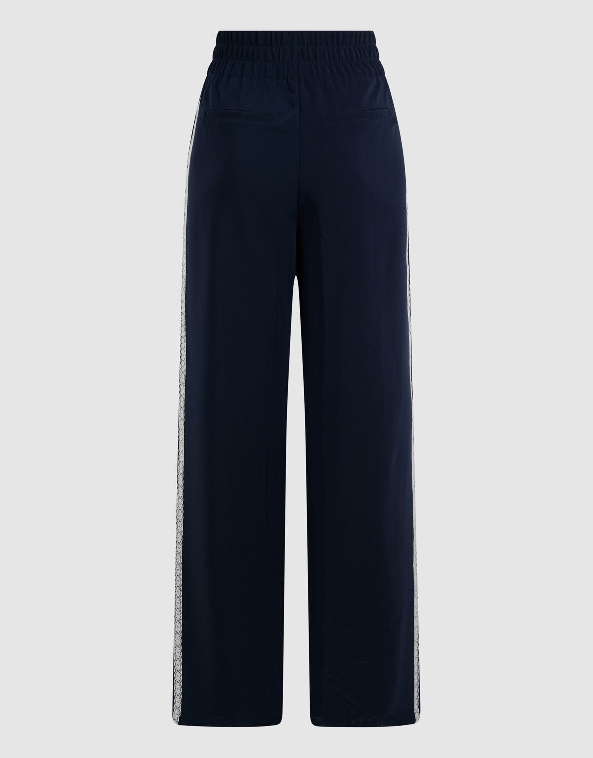 Sporty Wide Leg Broek Donkerblauw SHOEBY WOMEN