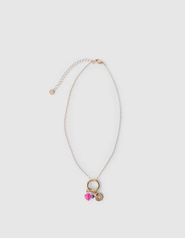 Smile Heart Ketting Goud SHOEBY GIRLS