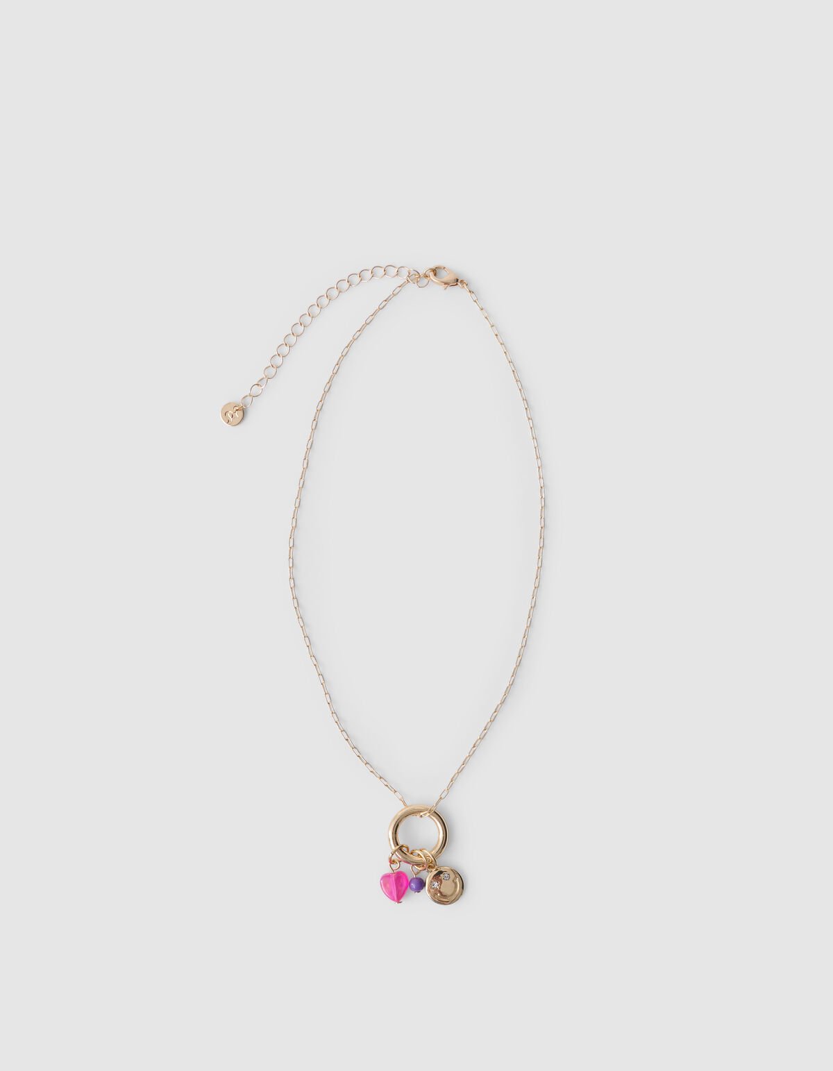 Smile Heart Ketting Goud SHOEBY GIRLS