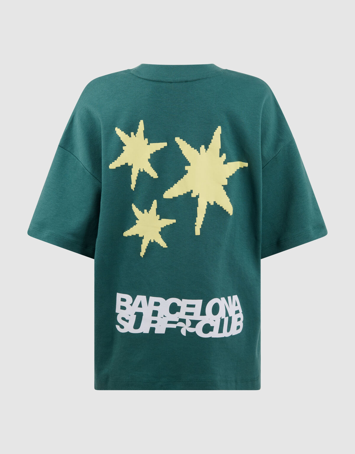 Surf Club Artwork T-shirt Donkergroen SHOEBY BOYS