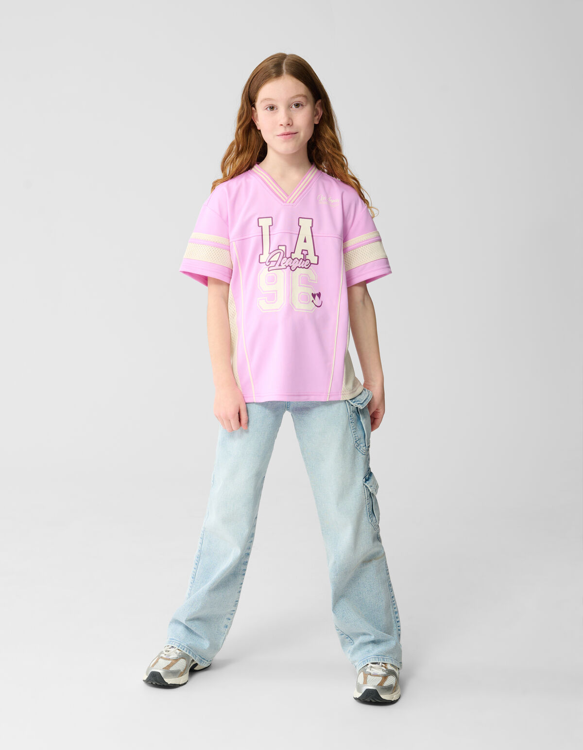 Cargo Straight Fit Jeans Bleached SHOEBY GIRLS