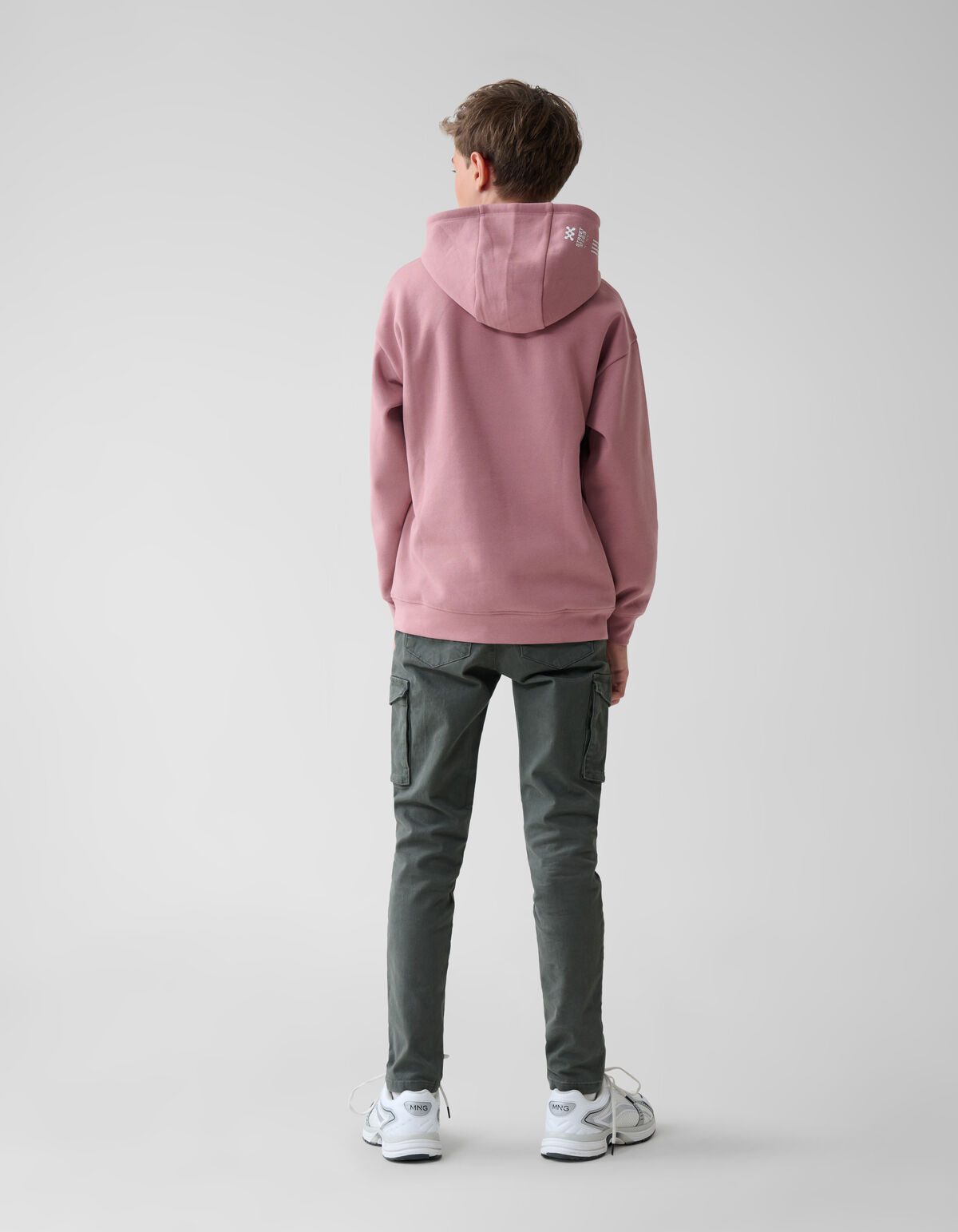 Basis Artwork Hoodie Donkerroze SHOEBY BOYS