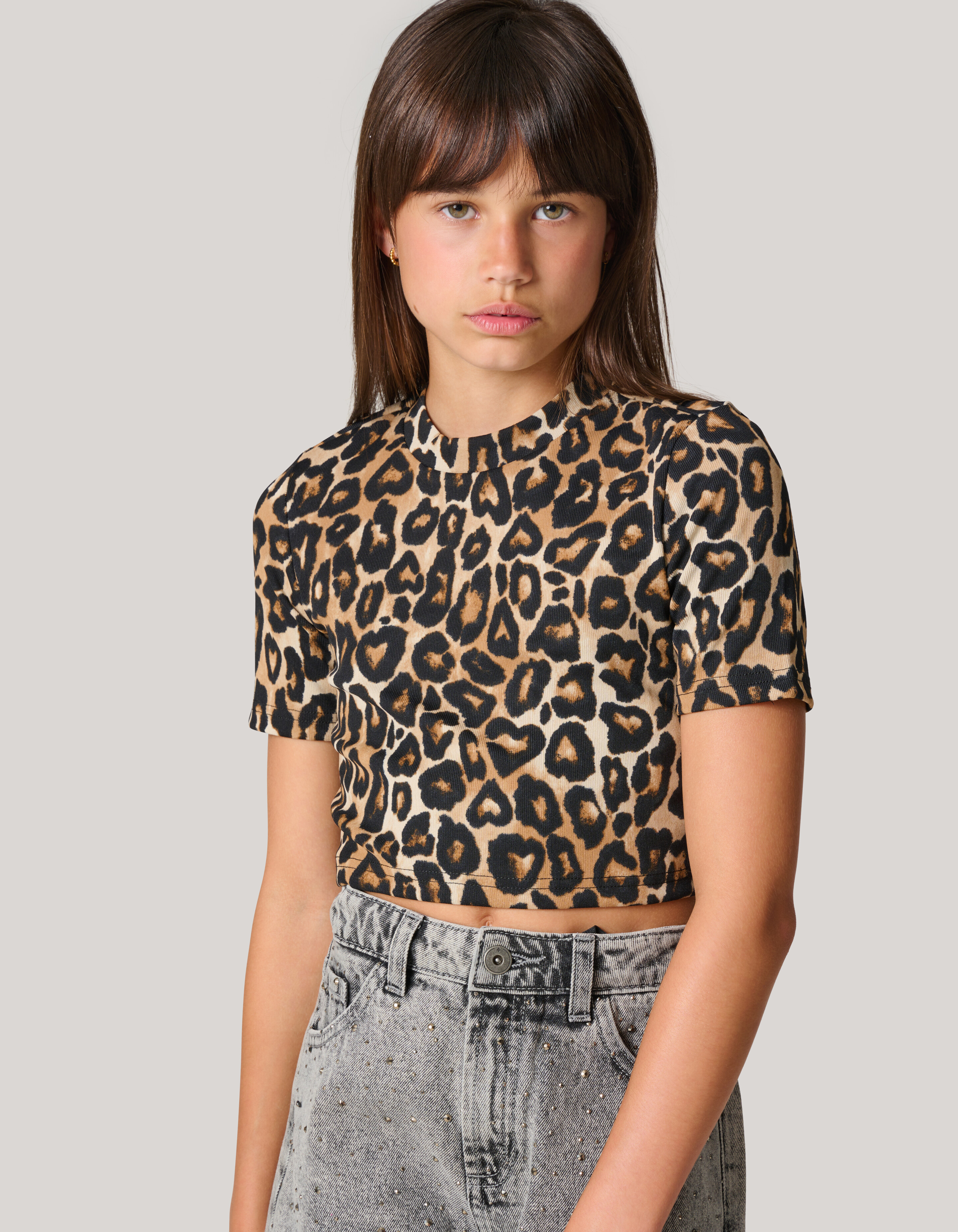 Leopard Crop Top SHOEBY GIRLS