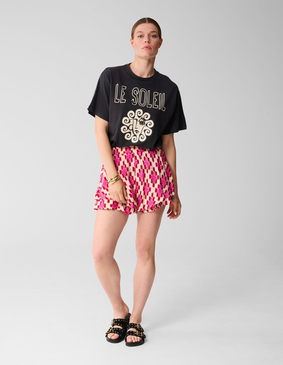 Printed Short Roze SHOEBY WOMEN