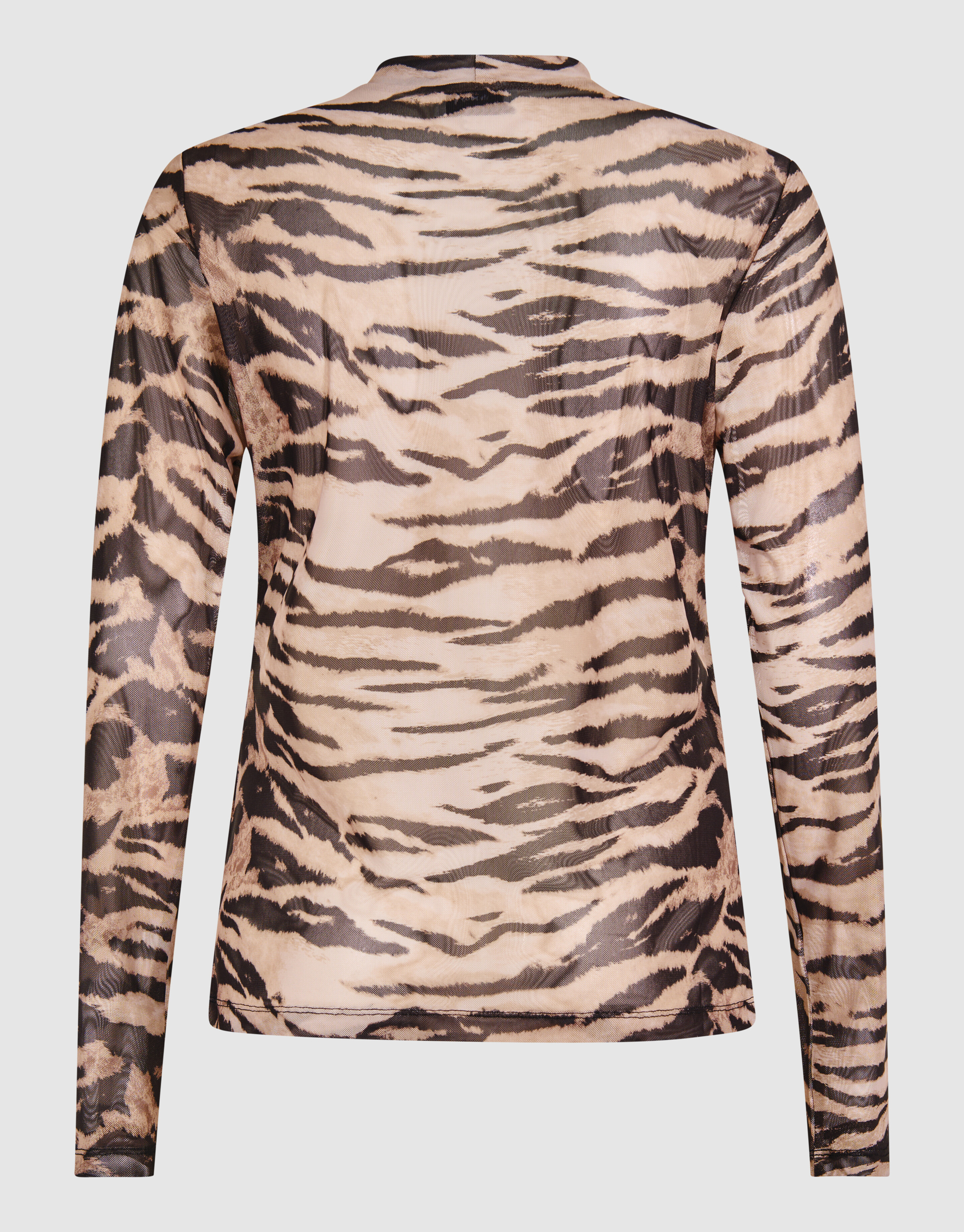 Mesh Tiger Top Lichtbruin SHOEBY WOMEN