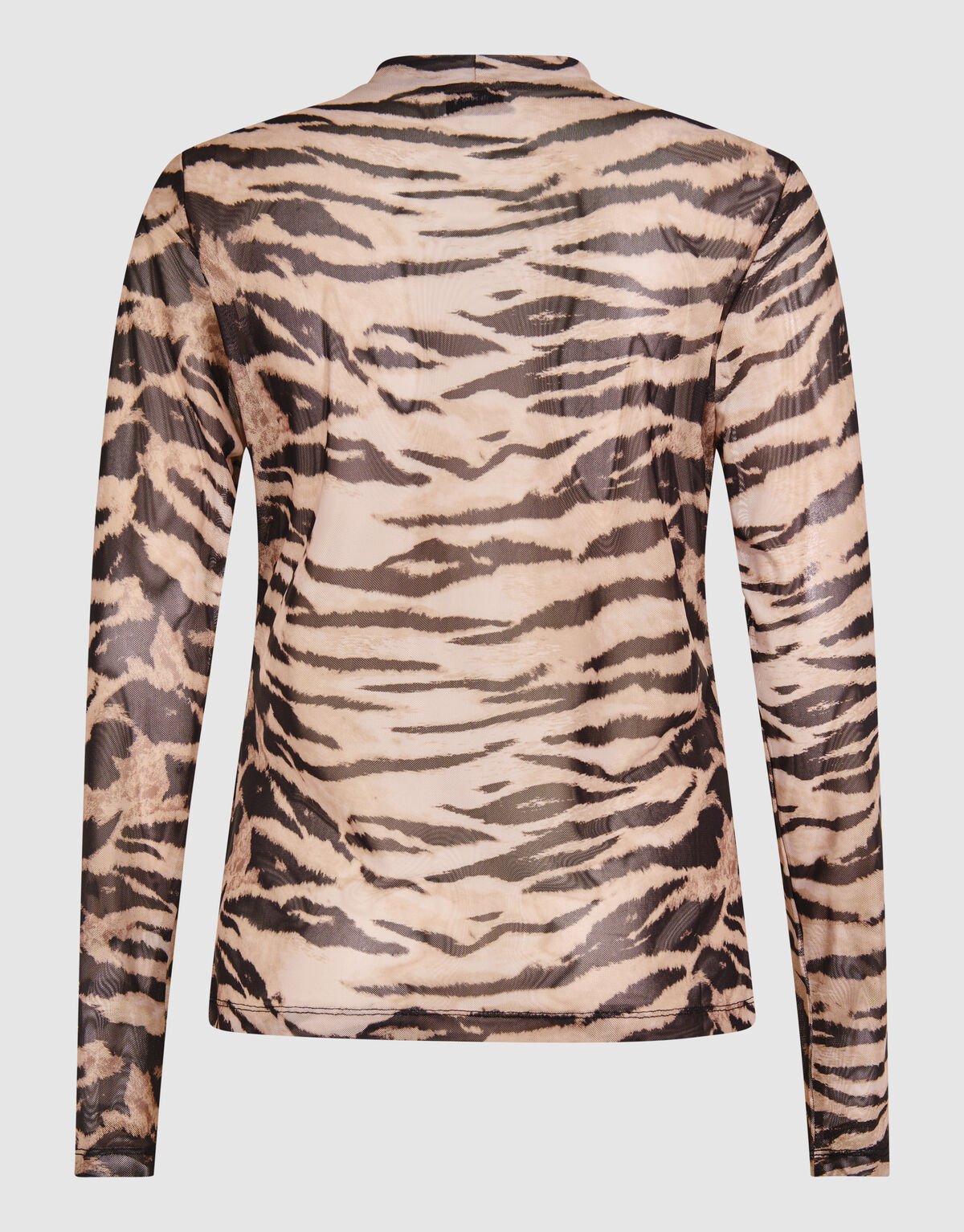 Mesh Tiger Top Lichtbruin SHOEBY WOMEN