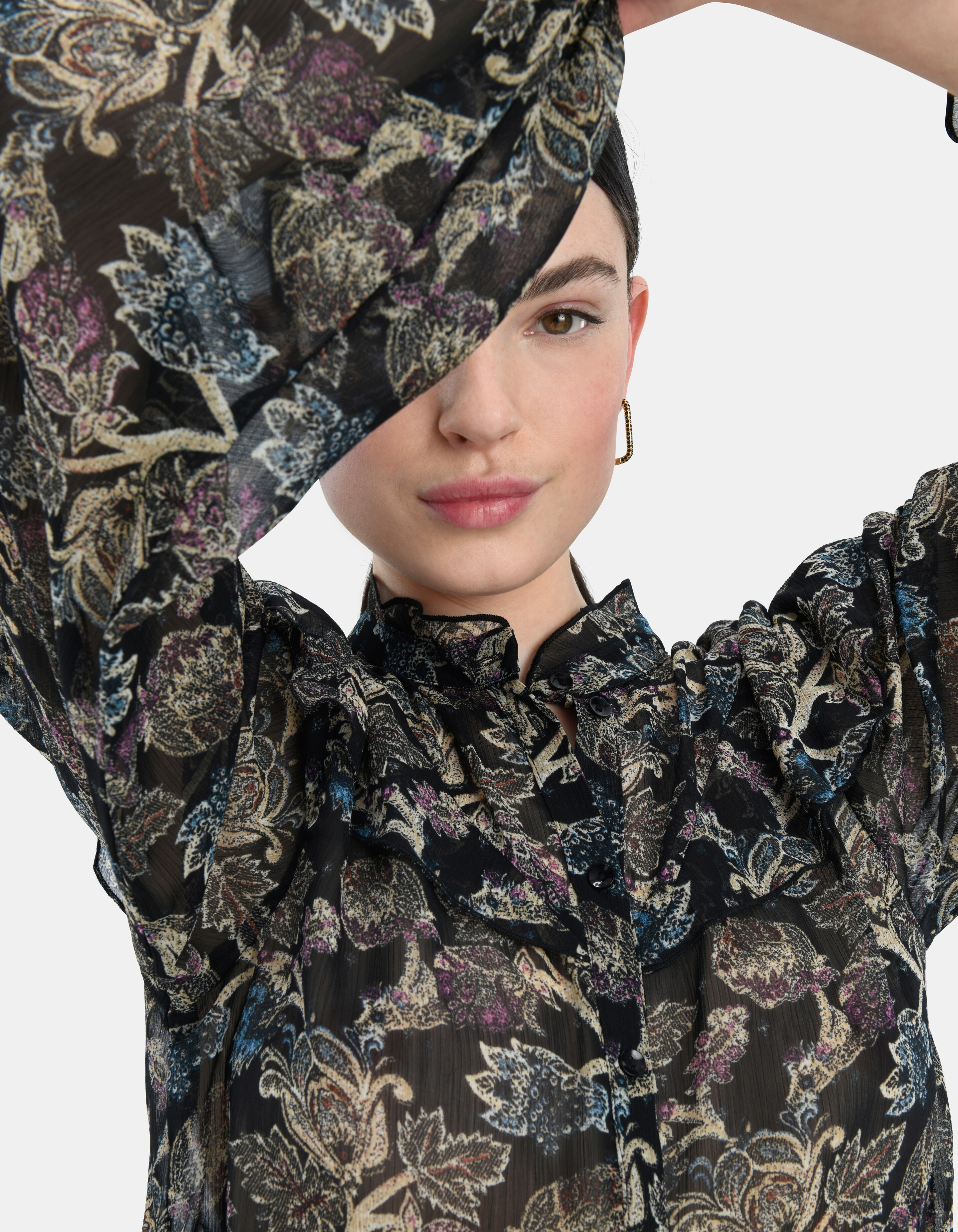 Dolly Print Blouse EKSEPT