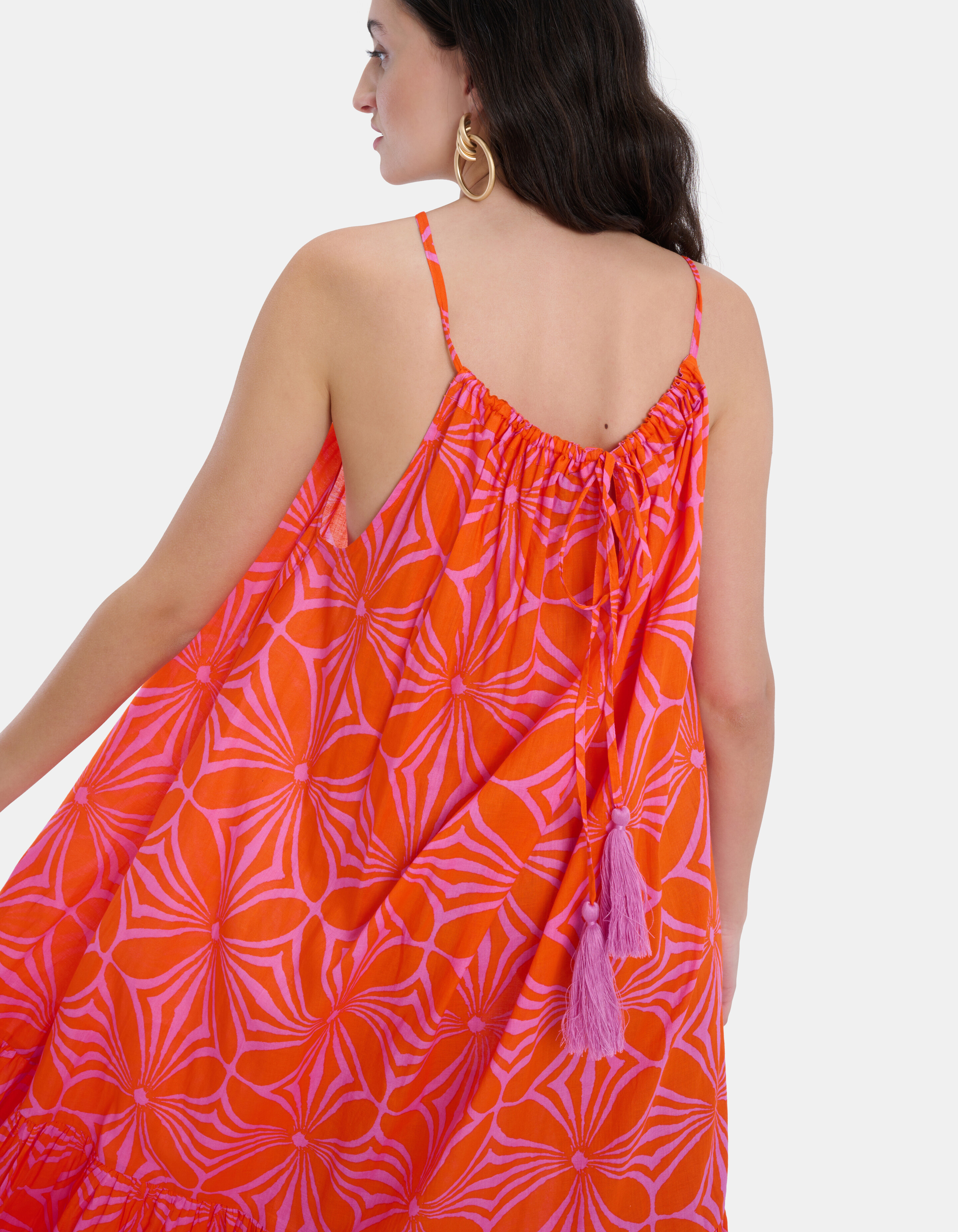 Voile Maxi Cami Jurk EKSEPT