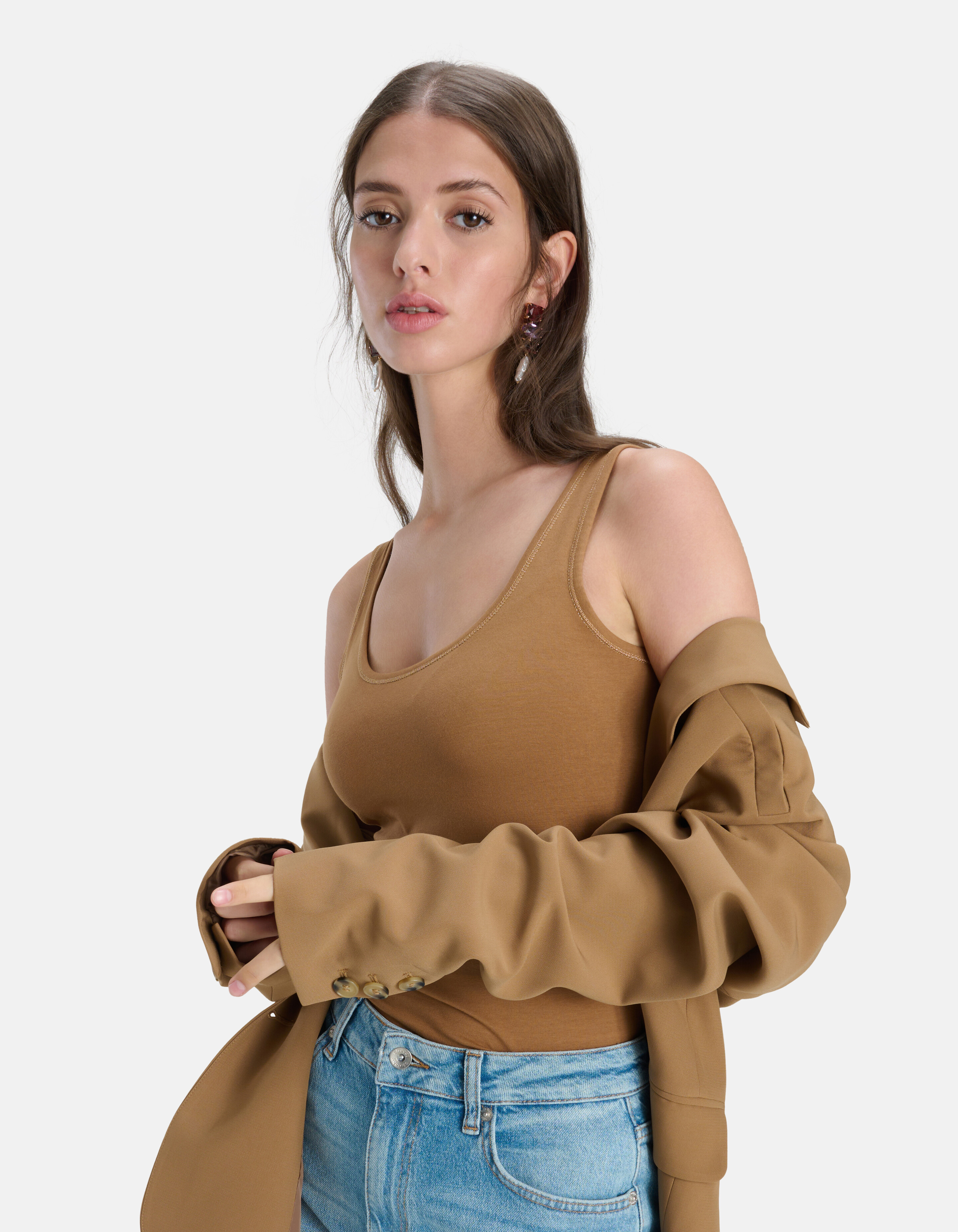 Basis Tanktop Bruin SHOEBY WOMEN