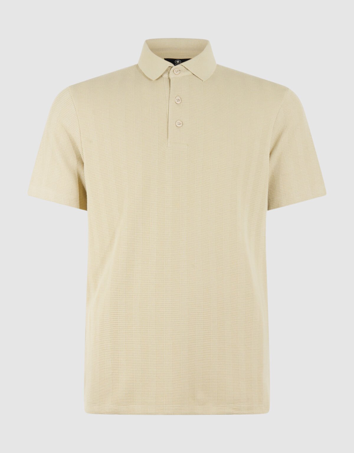 Waffle Stripe Polo Lichtgroen SHOEBY MEN