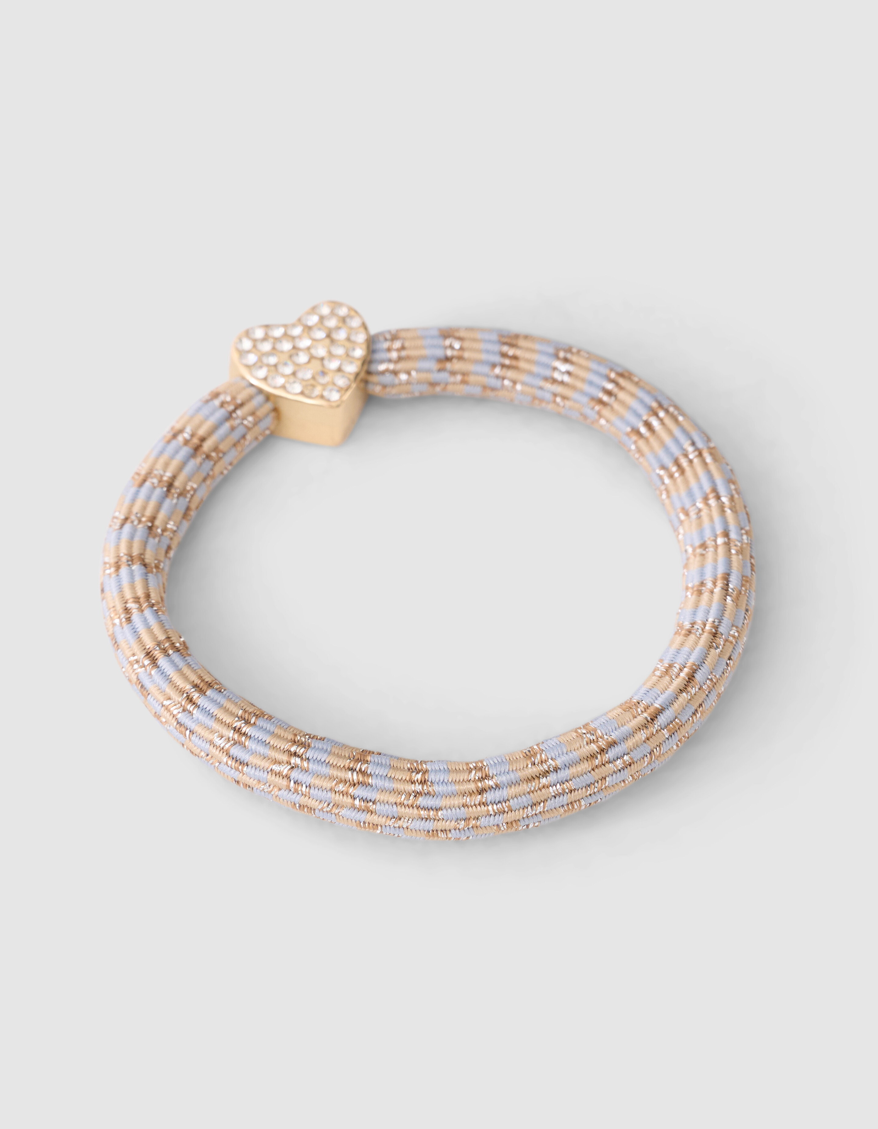 Charm Lurex Haarelastiek Goud SHOEBY ACCESSOIRES