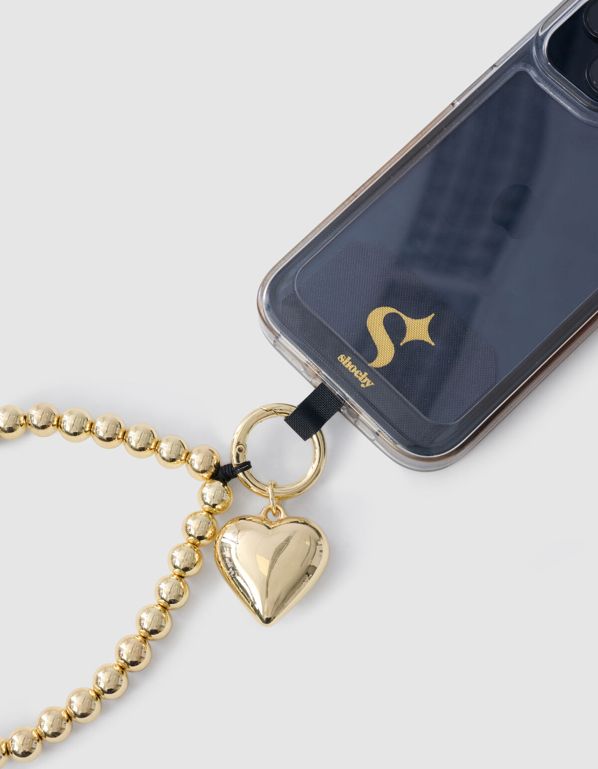 Heart Telefoonkoord Goud SHOEBY ACCESSOIRES