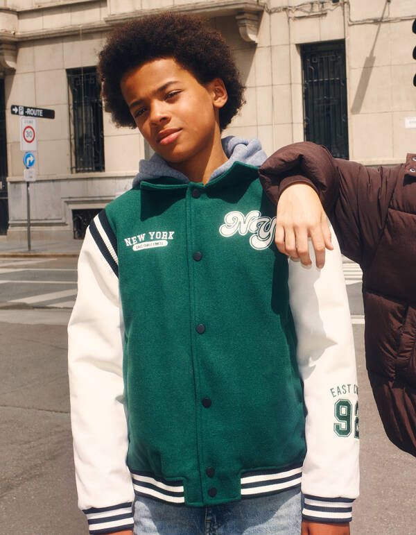 College Bomber Jack Donkergroen SHOEBY BOYS