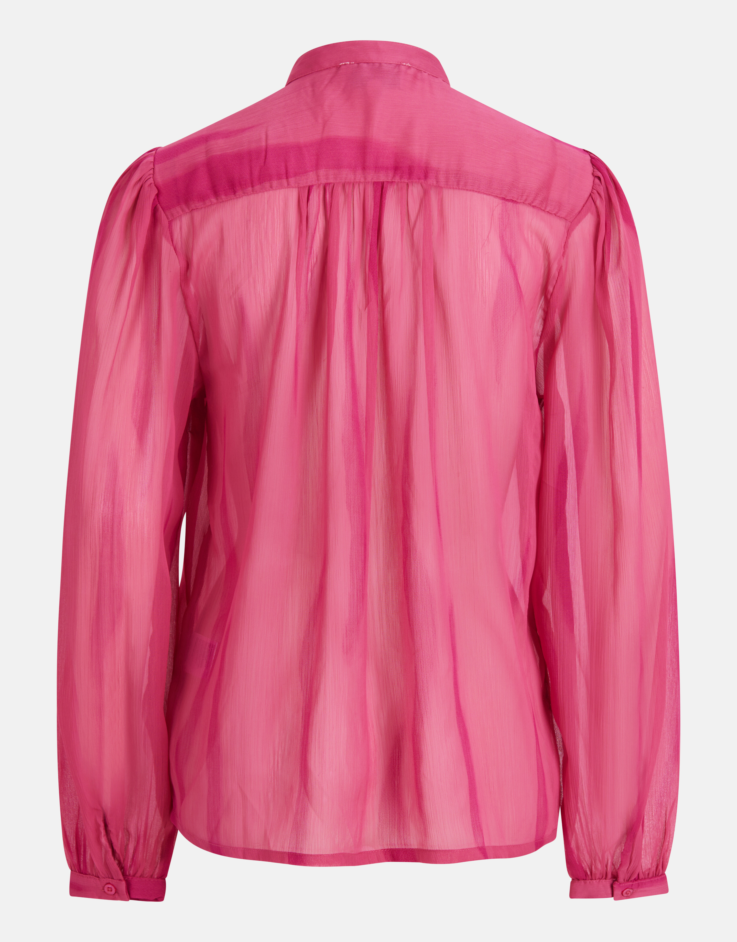 Two Tone Print Blouse Roze SHOEBY WOMEN