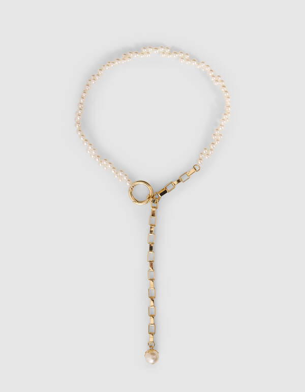 Bulky Parel Ketting Goud SHOEBY ACCESSOIRES