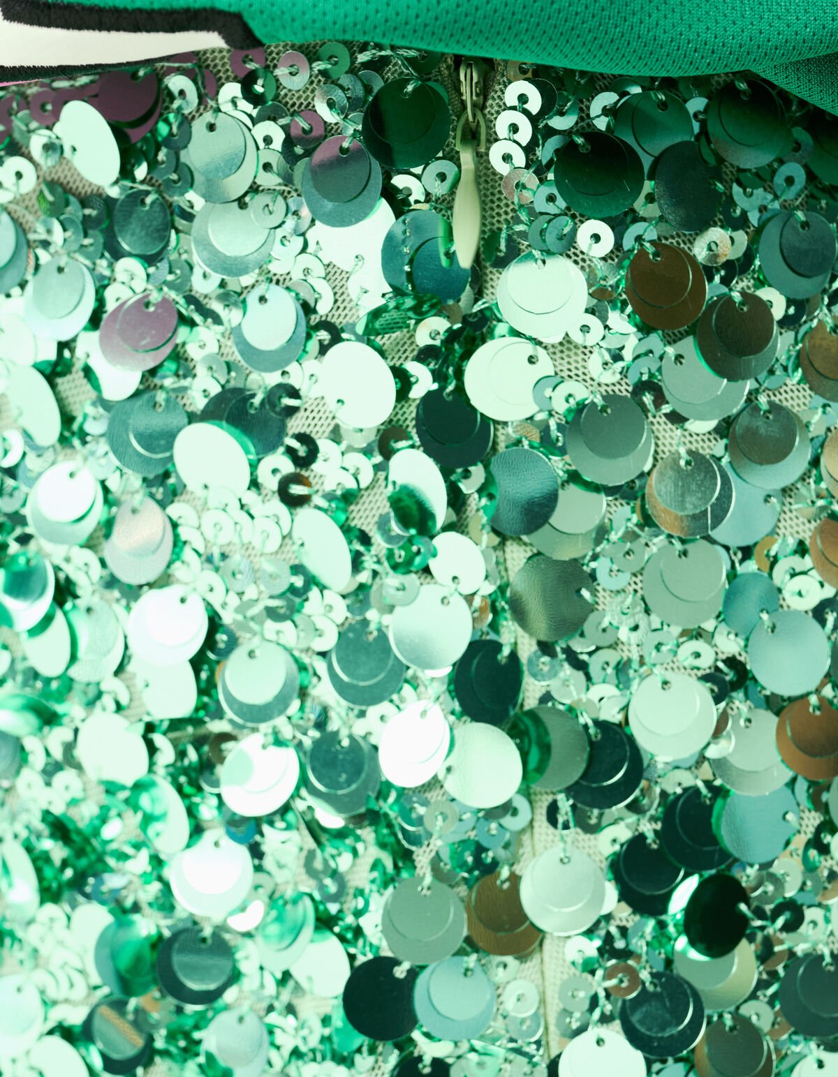 Sequin Mini Rok Groen By Lizzy SHOEBY WOMEN