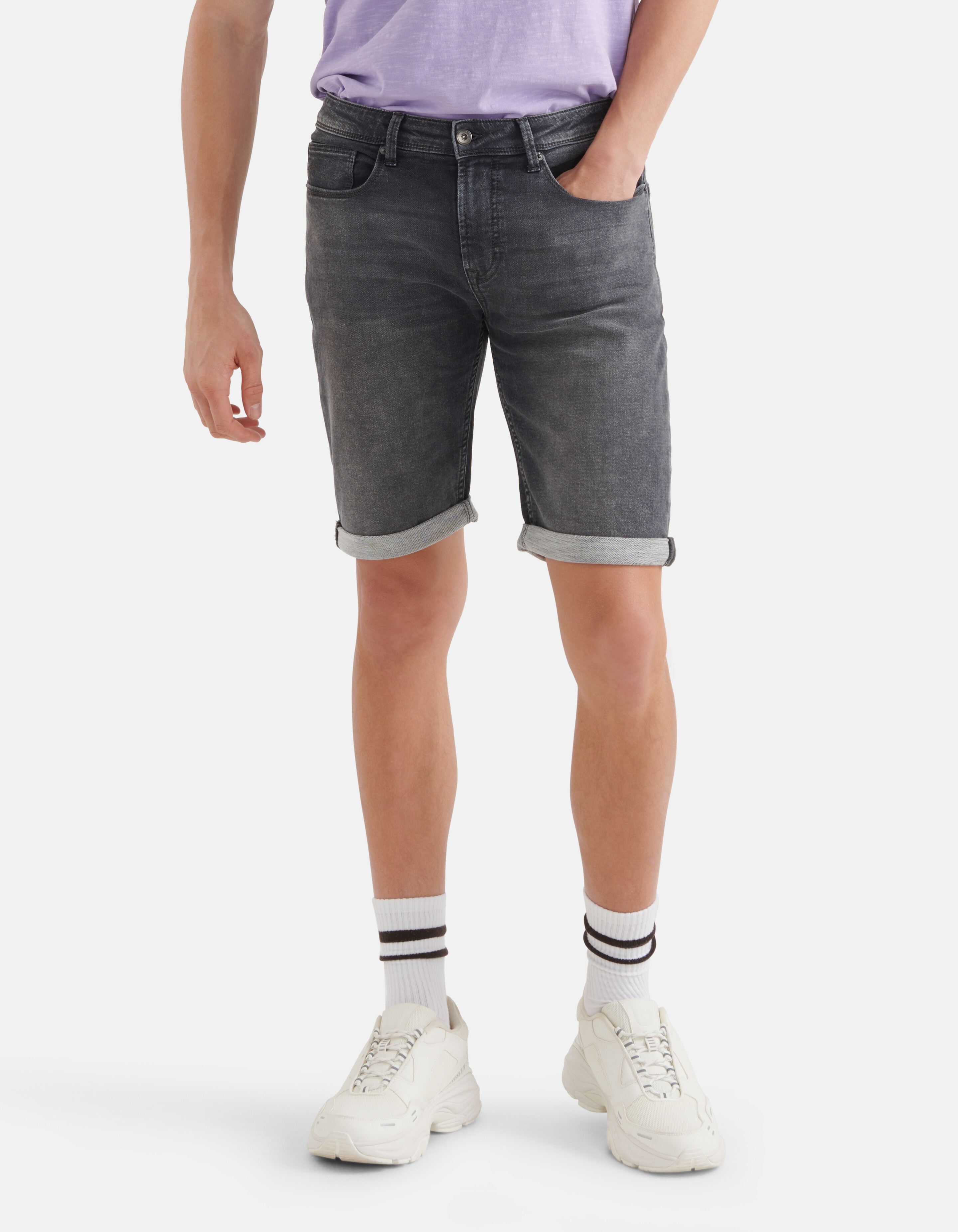 Celsius Agrarisch Pessimistisch Jog Denim Short Donkergrijs | Shoeby
