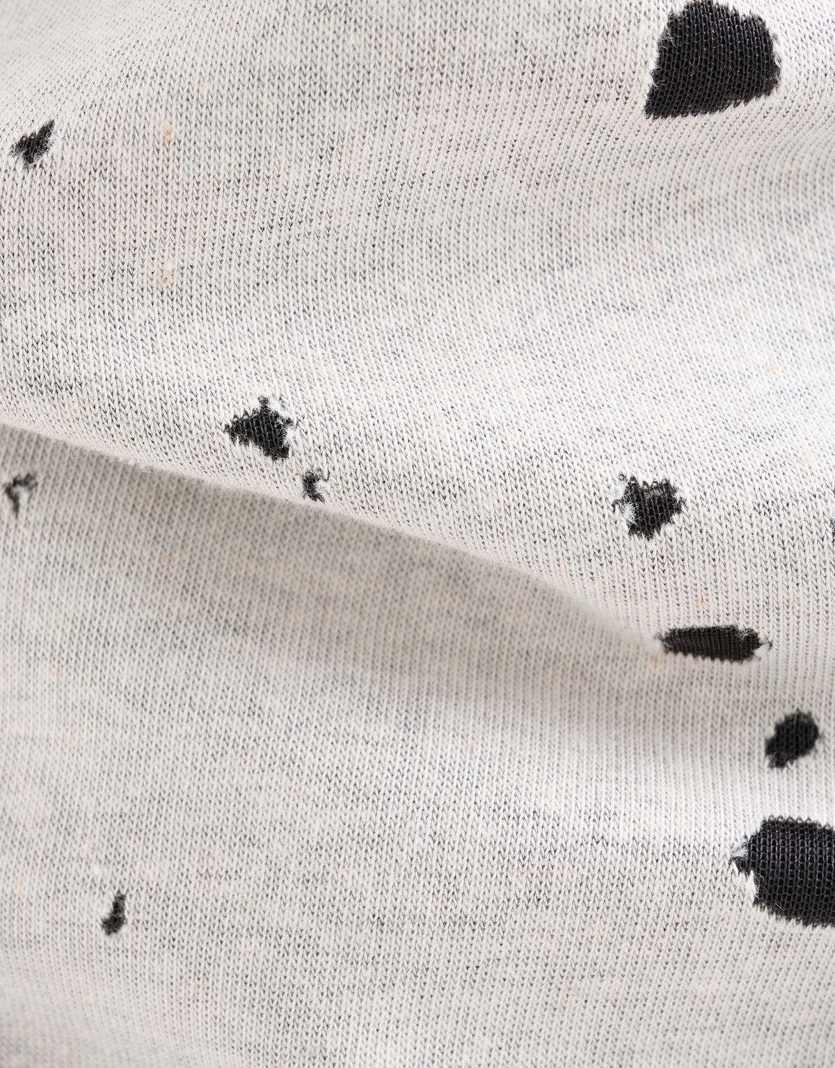 Ausbrenner T-shirt Gebroken Wit SHOEBY MEN