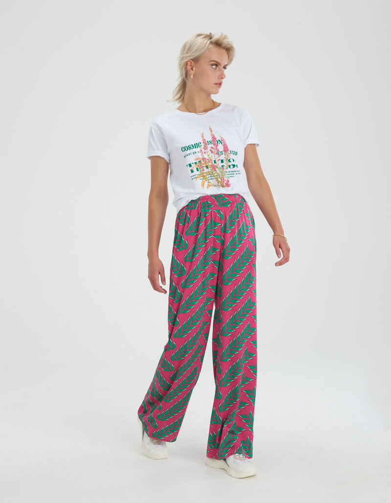 Flower Artwork T- Shirt