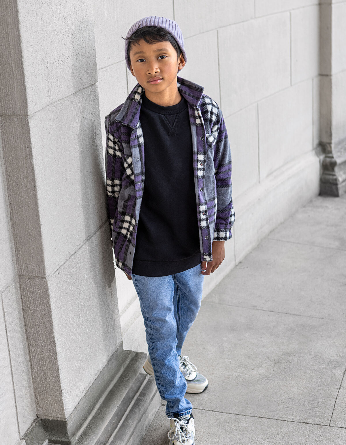 Geruit Overshirt Donkergrijs SHOEBY BOYS