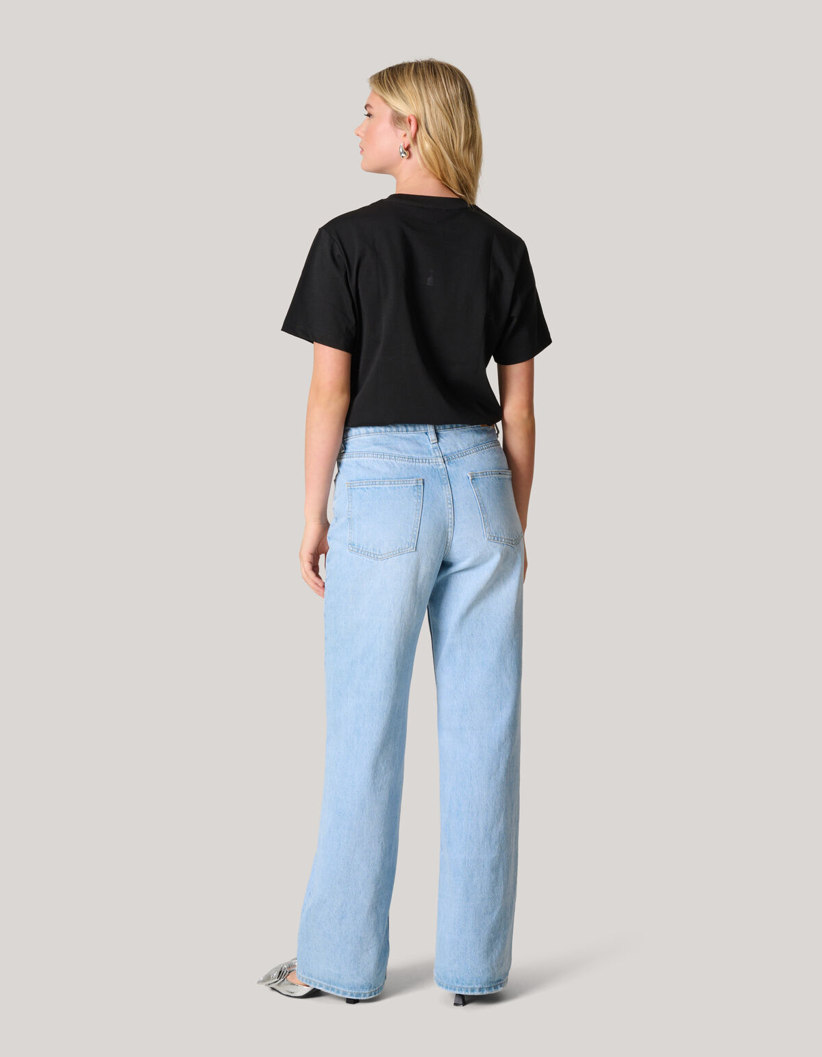 Basis T-shirt Zwart SHOEBY WOMEN