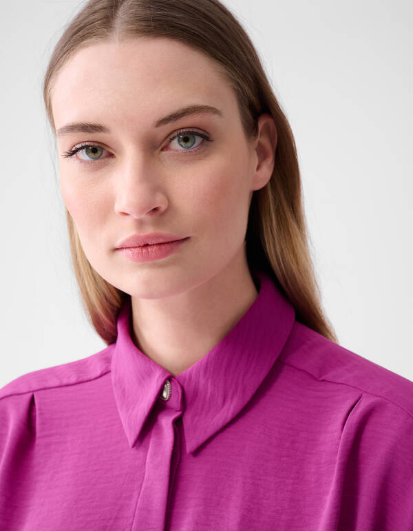 Twist Ruffle Blouse Paars SHOEBY WOMEN