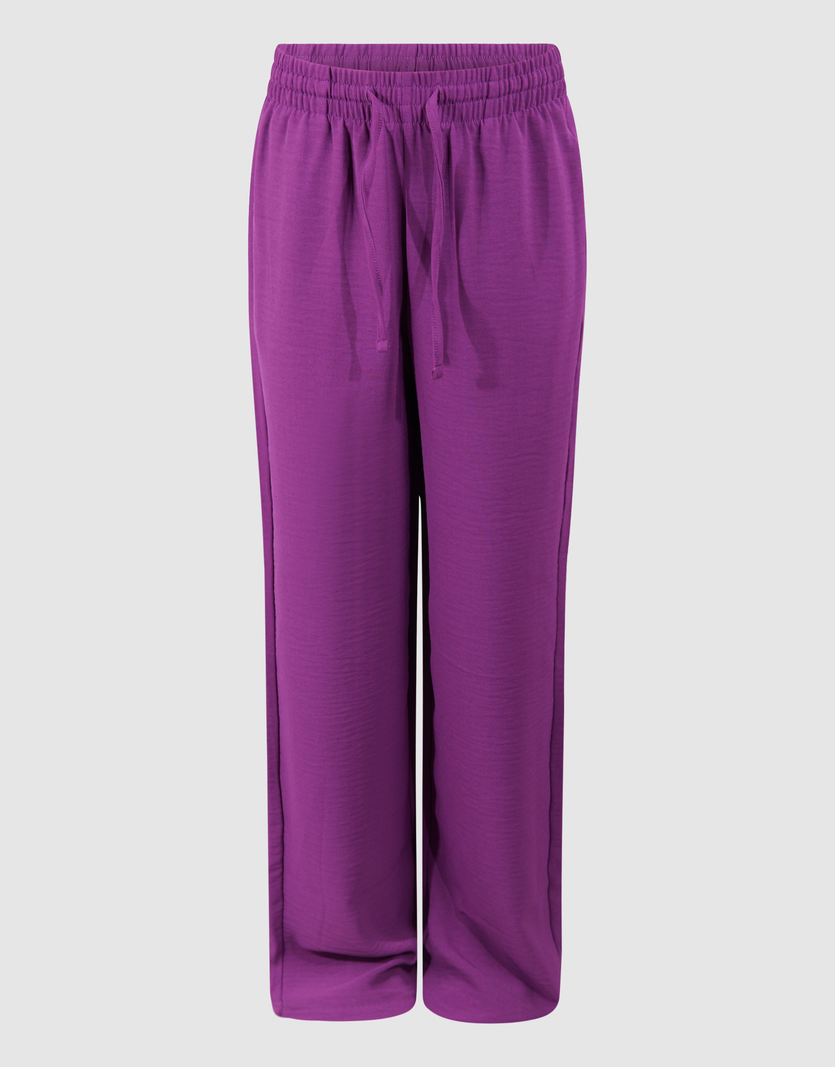 Twist Wide Leg Broek Donkerpaars SHOEBY GIRLS