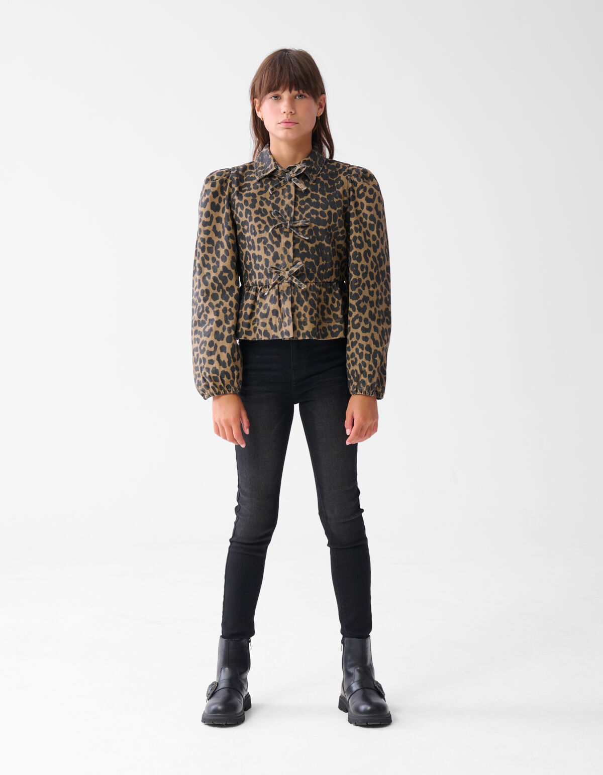 Skinny Fit Jeans Zwart SHOEBY GIRLS