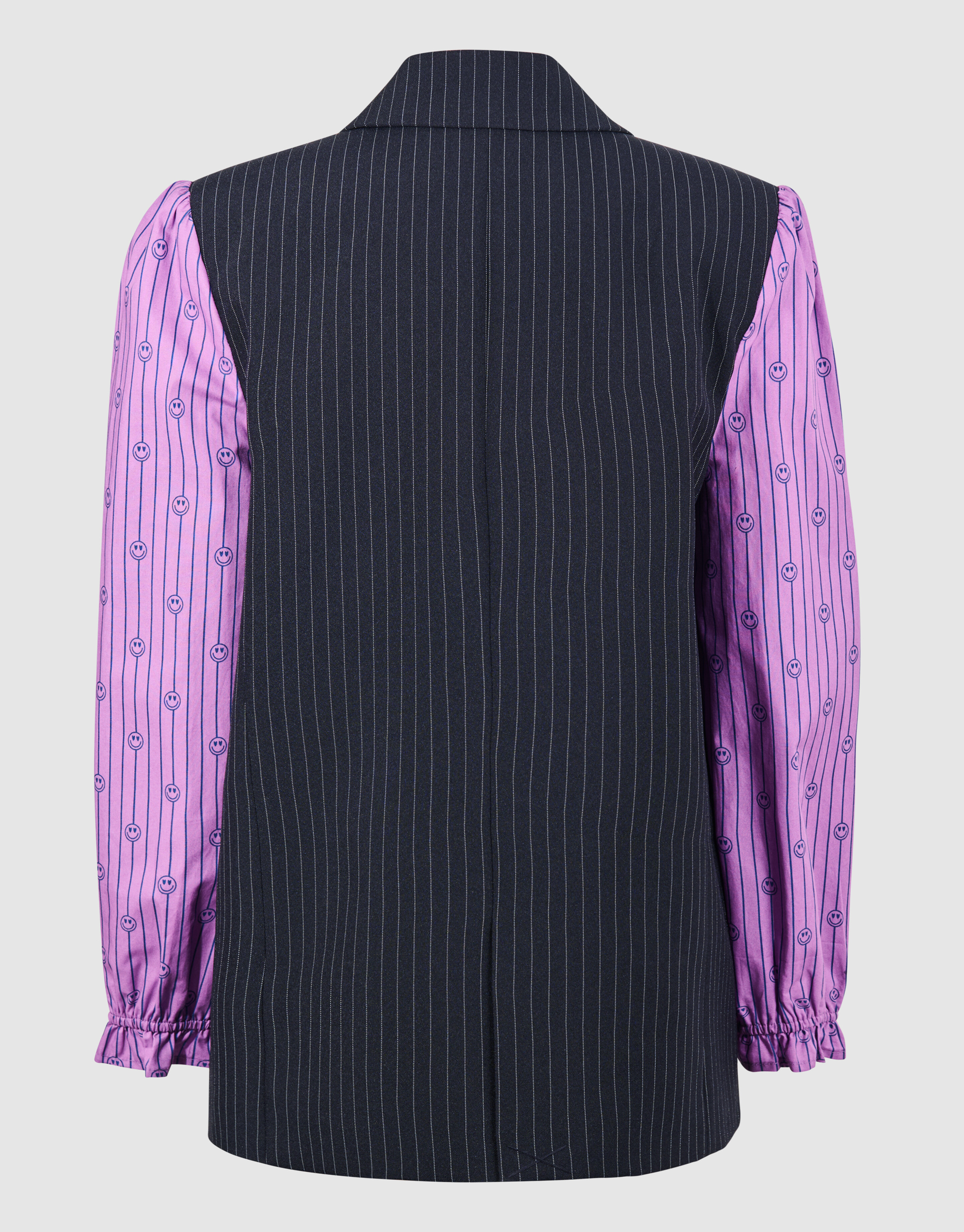 Smiley Pinstripe Blazer Donkerblauw SHOEBY GIRLS
