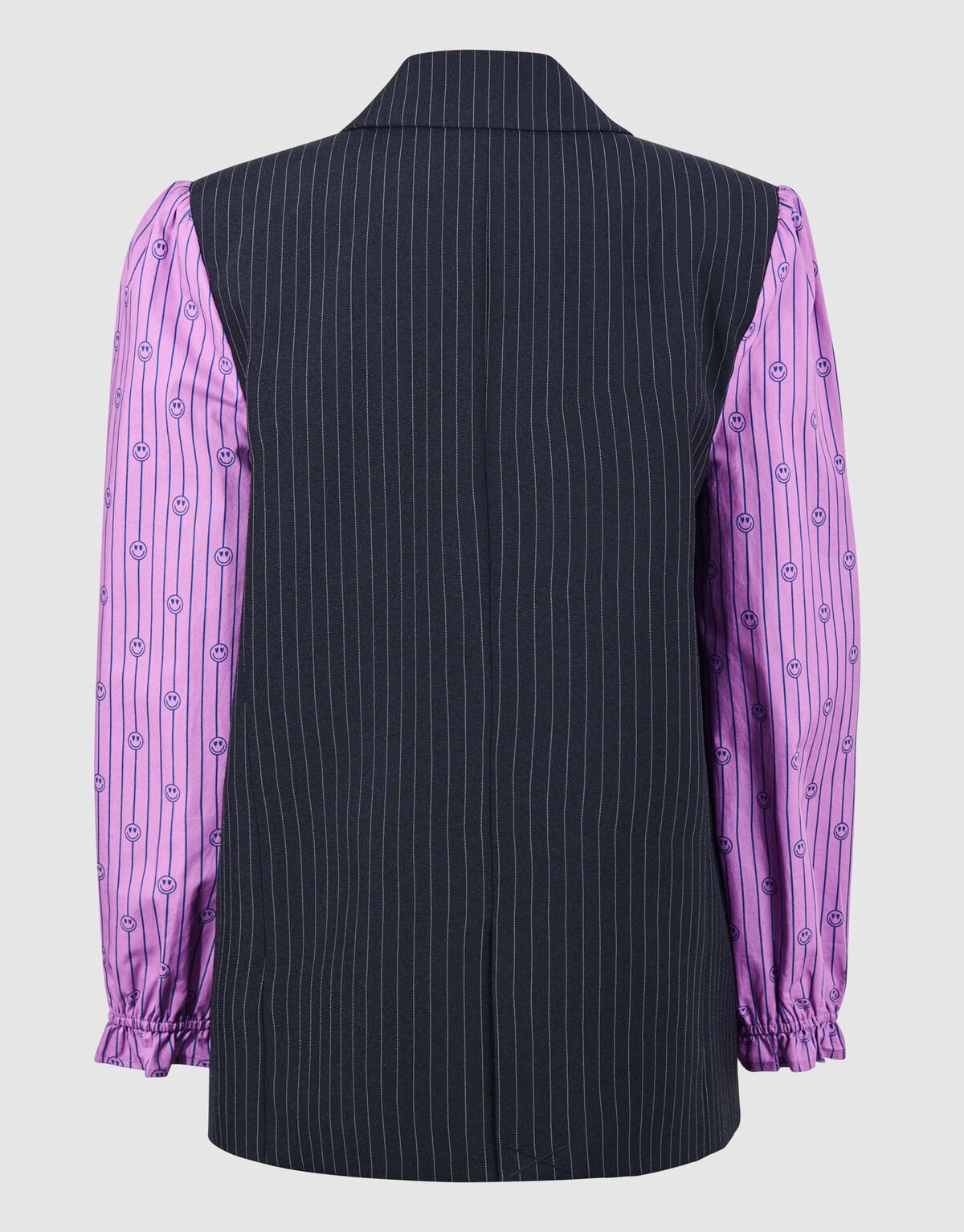 Smiley Pinstripe Blazer Donkerblauw SHOEBY GIRLS