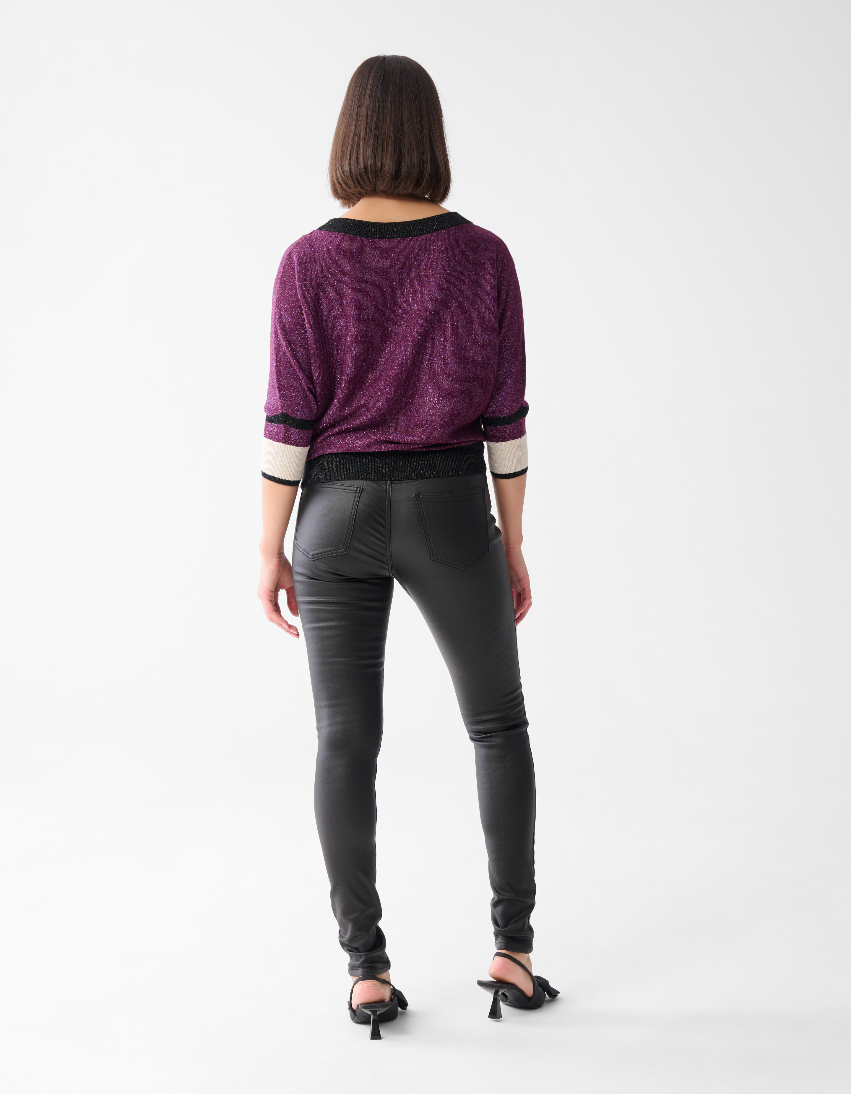 Coated Broek Zwart Eksept