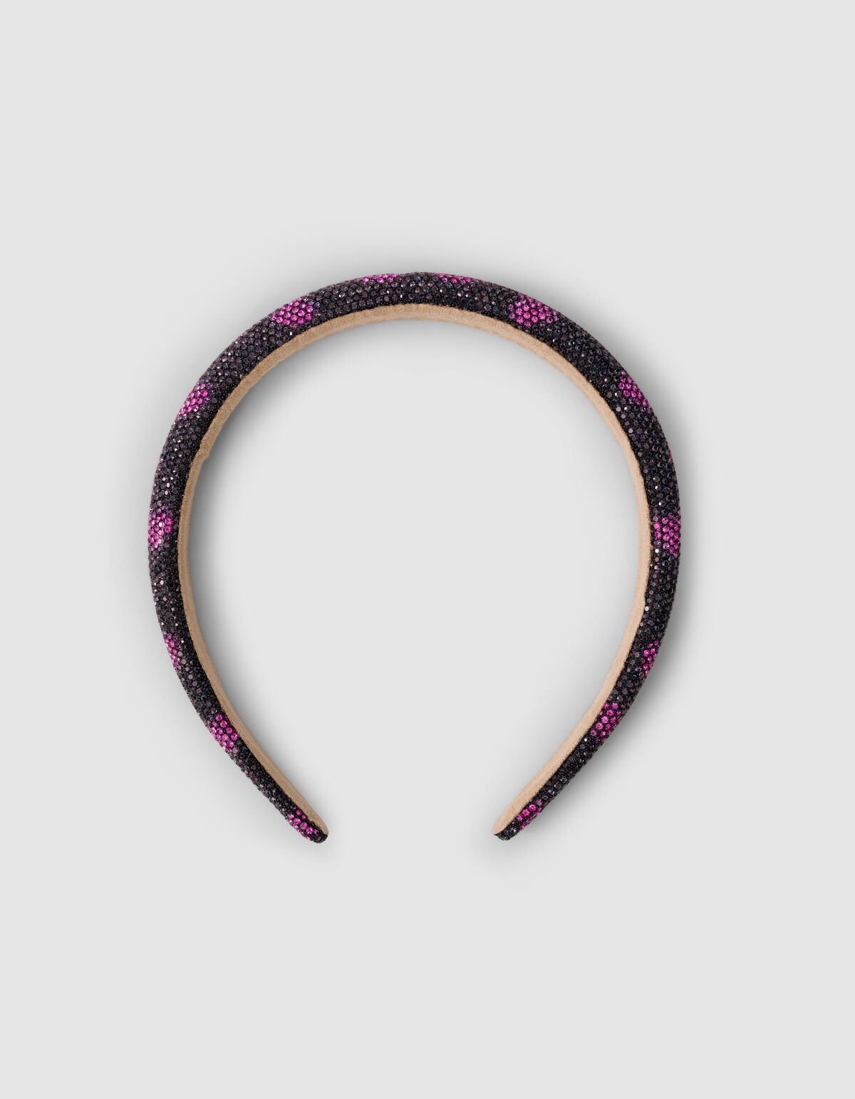 Strass Heart Haarband Zwart SHOEBY GIRLS