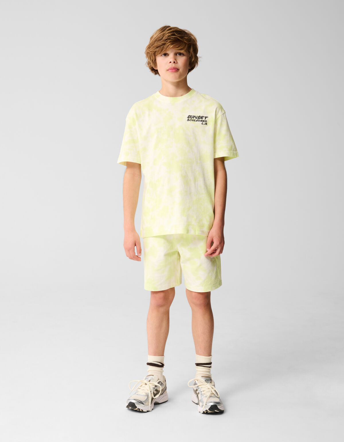 Tie Dye Short Lichtgroen SHOEBY BOYS