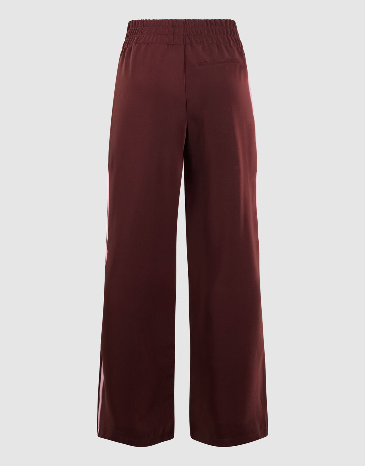 Sporty Wide Leg Broek Donkerrood SHOEBY WOMEN