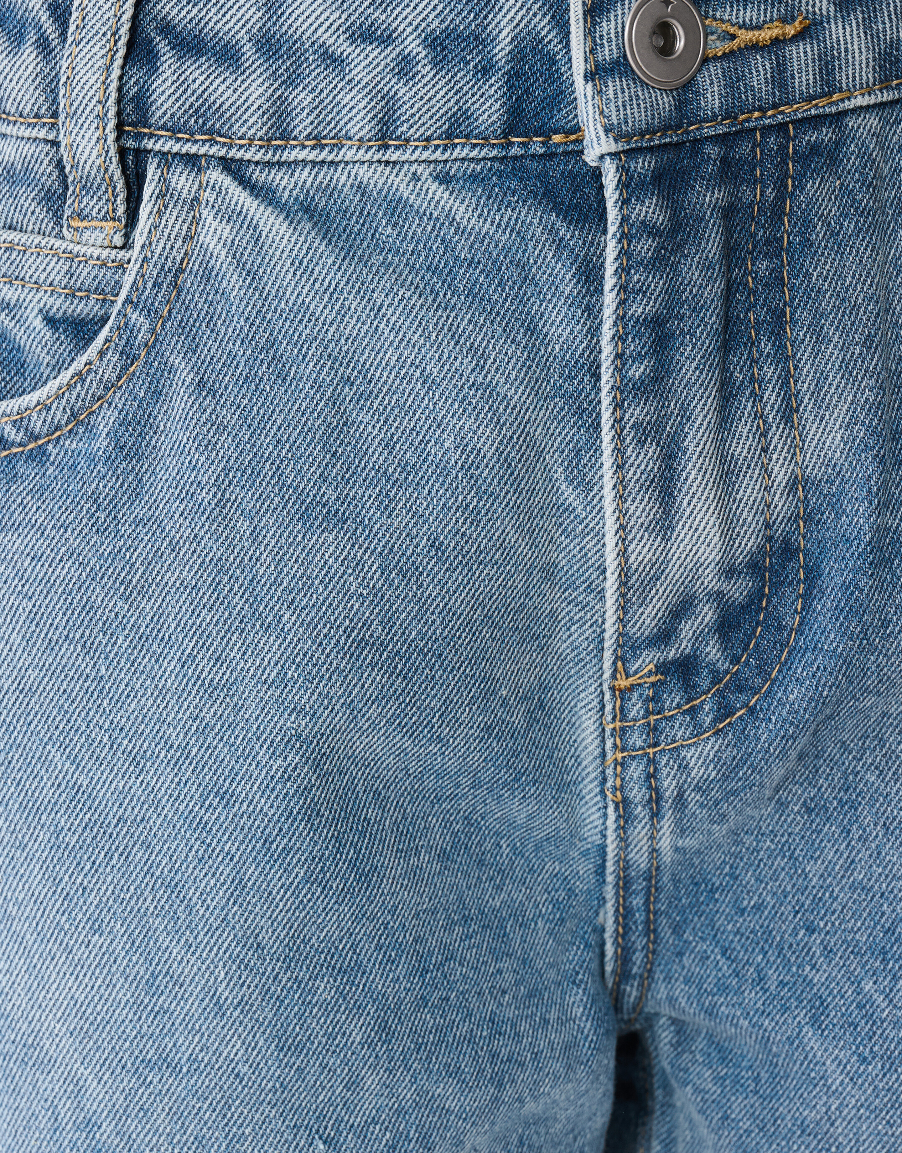 Embroidery Wide Leg Fit Jeans Bleached SHOEBY GIRLS