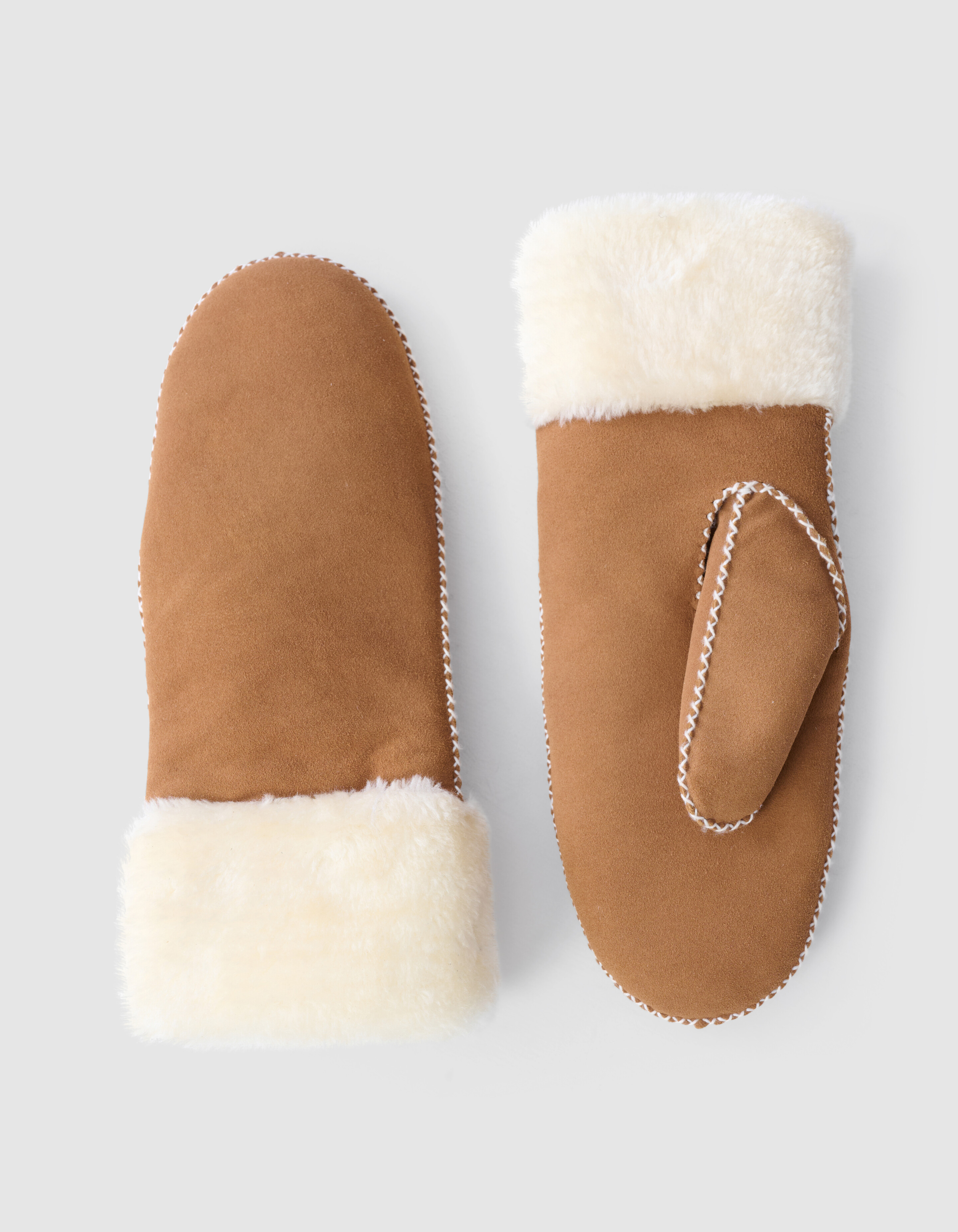 Suède Wanten Bruin SHOEBY ACCESSOIRES