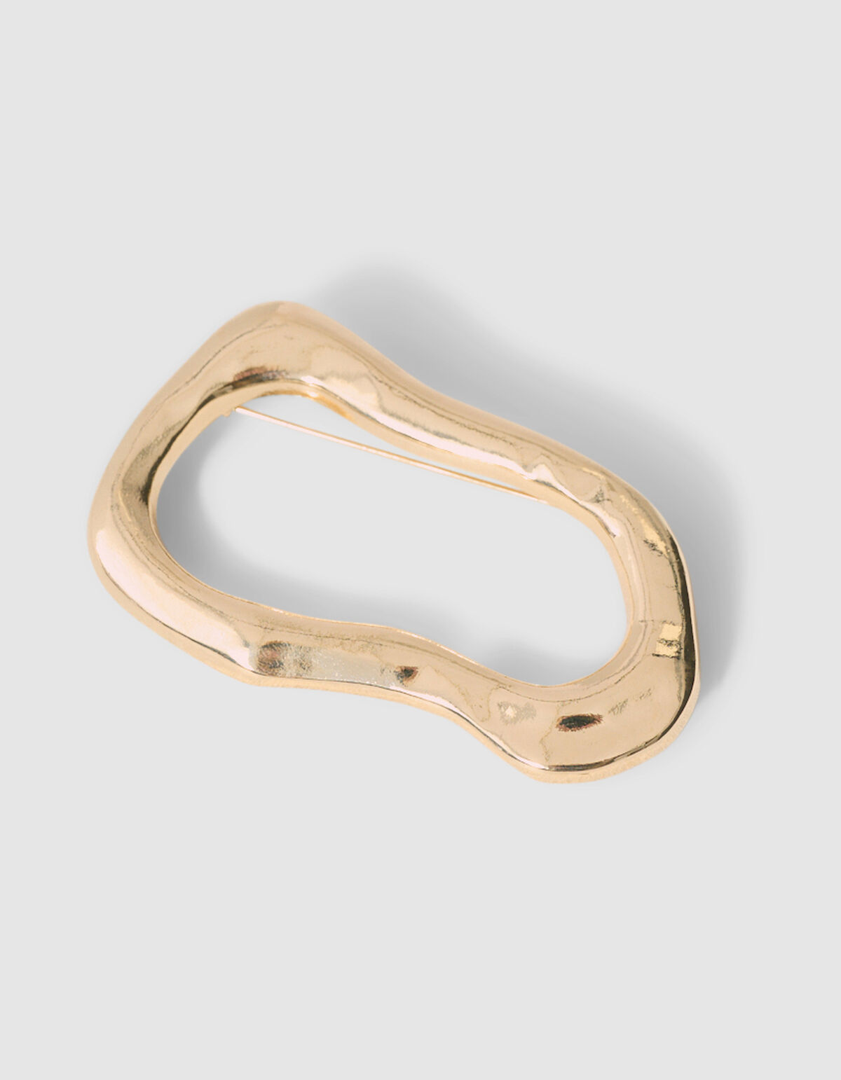 Crinkled Organic Broche Goud SHOEBY ACCESSOIRES