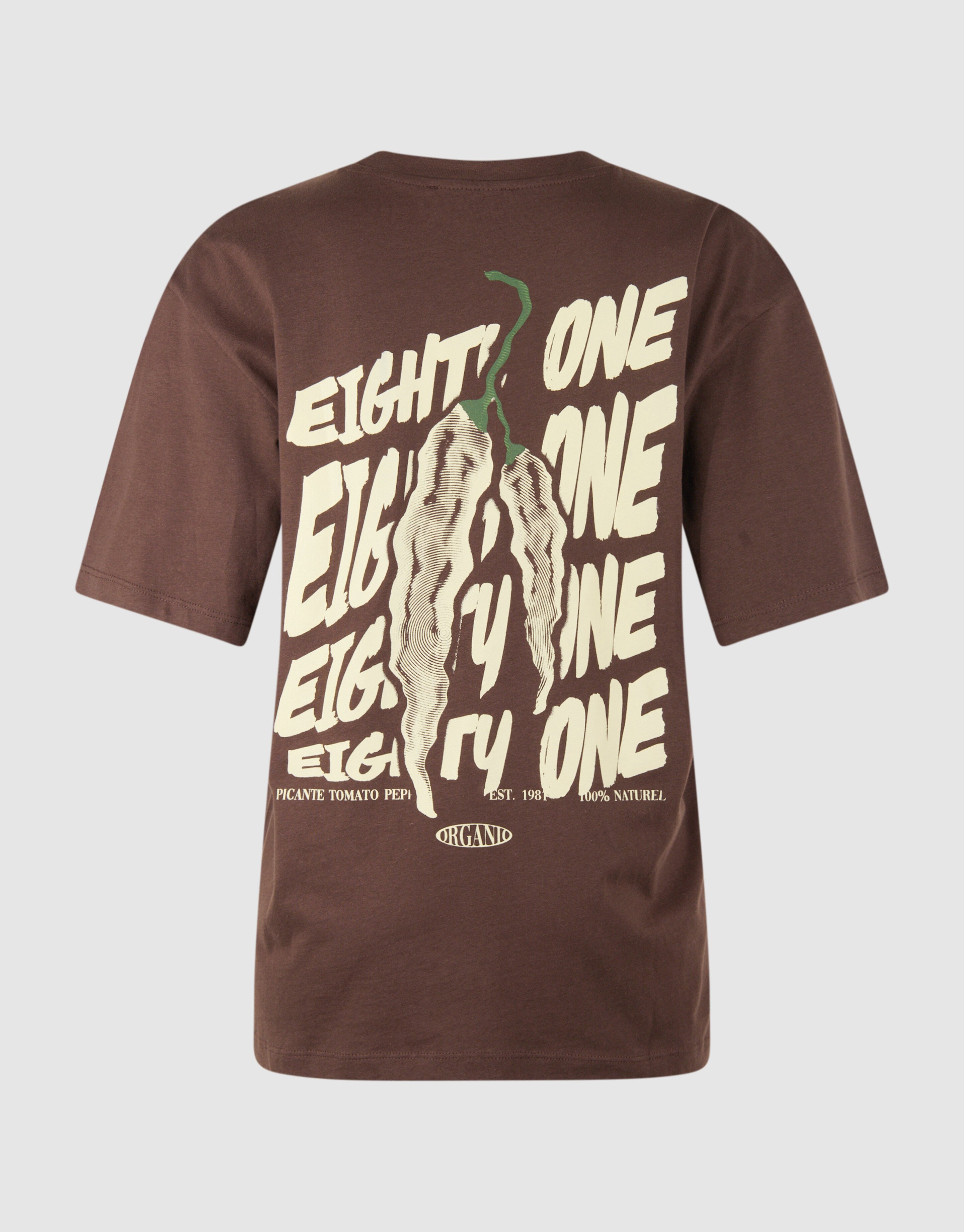 Pepper Artwork T-shirt Bruin SHOEBY WOMEN