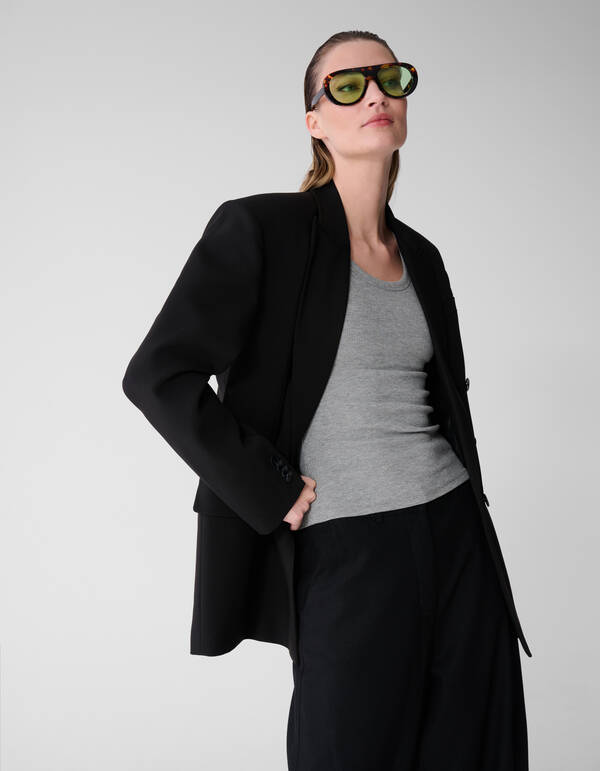 Big Shoulder Blazer Zwart By Lonneke SHOEBY WOMEN