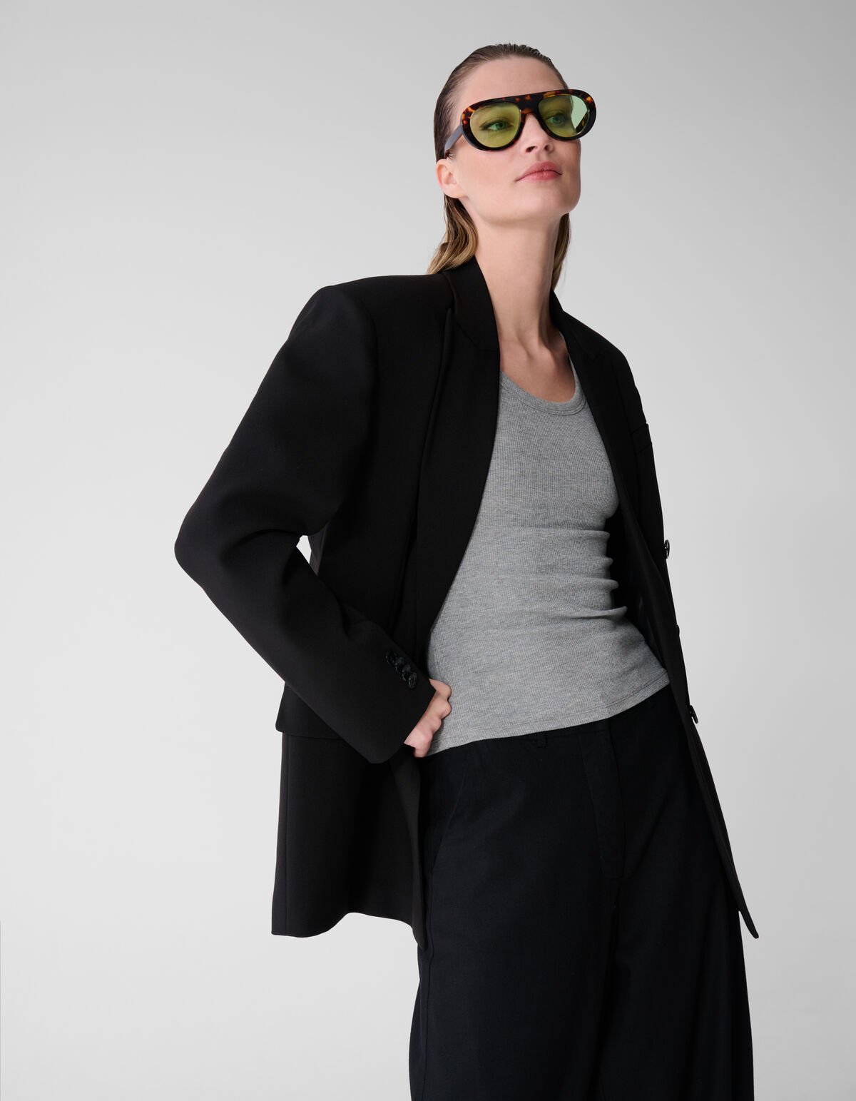 Big Shoulder Blazer Zwart By Lonneke SHOEBY WOMEN