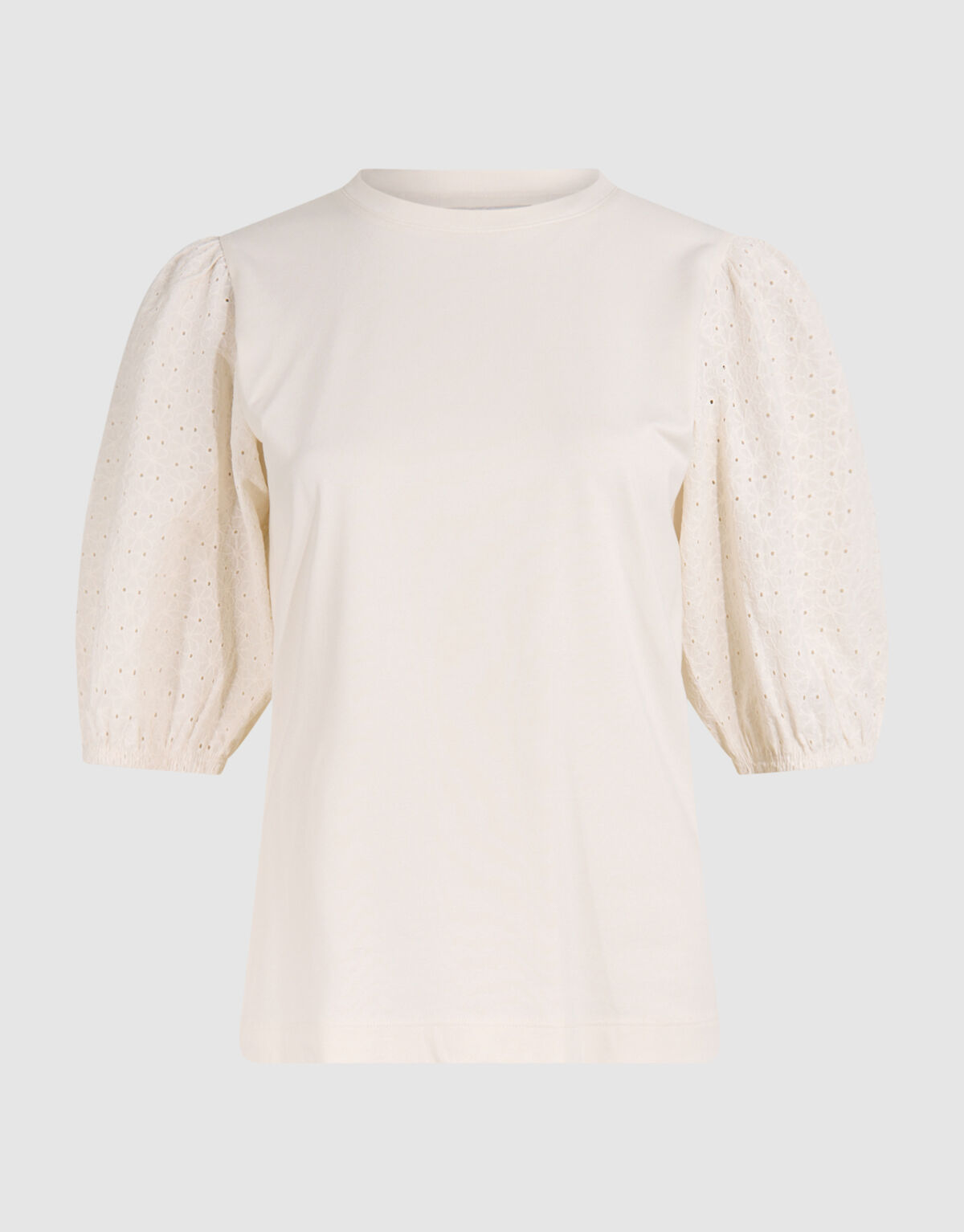 Embroidery Top Gebroken Wit SHOEBY WOMEN