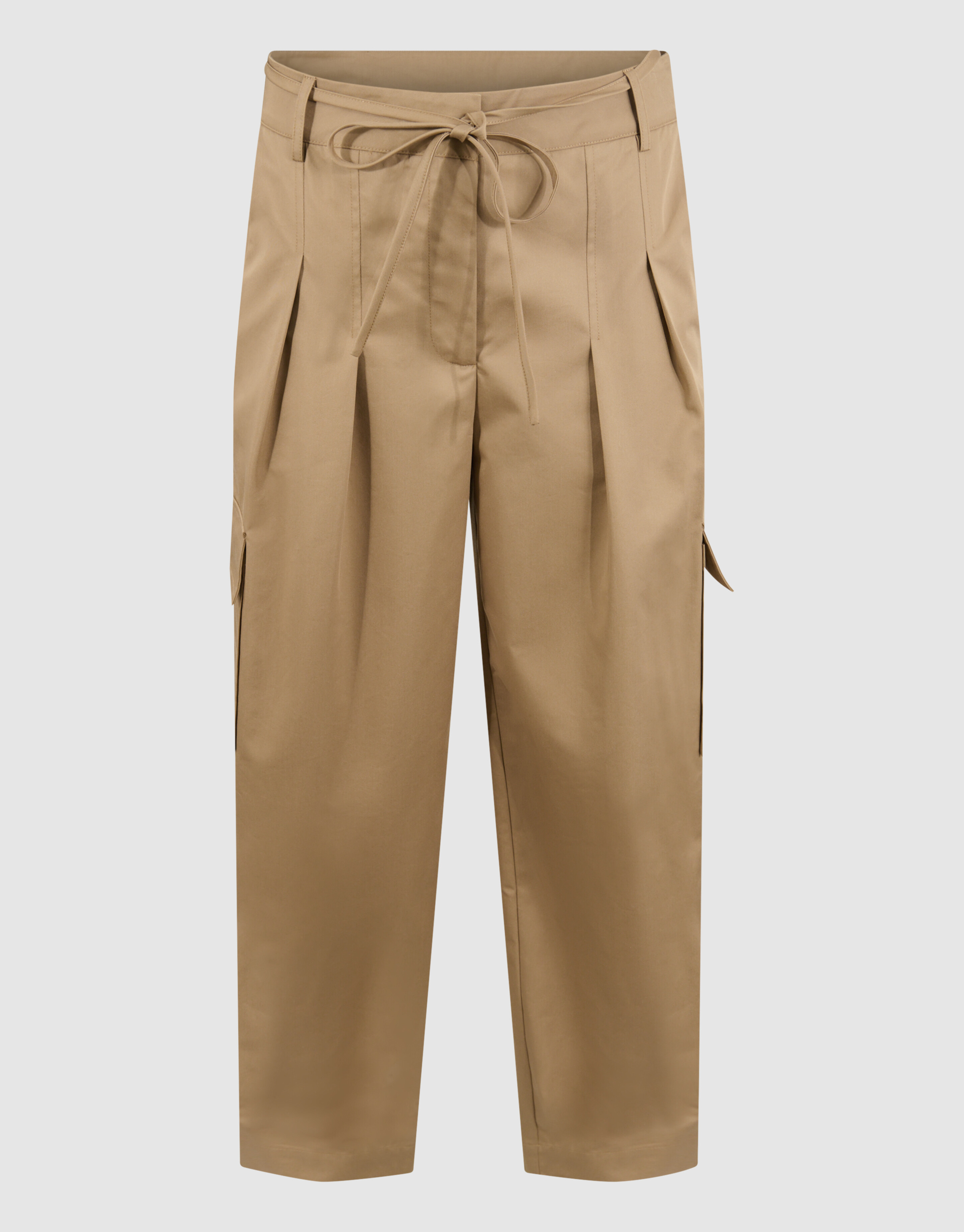 Cargo Wide Leg Broek Bruin SHOEBY WOMEN