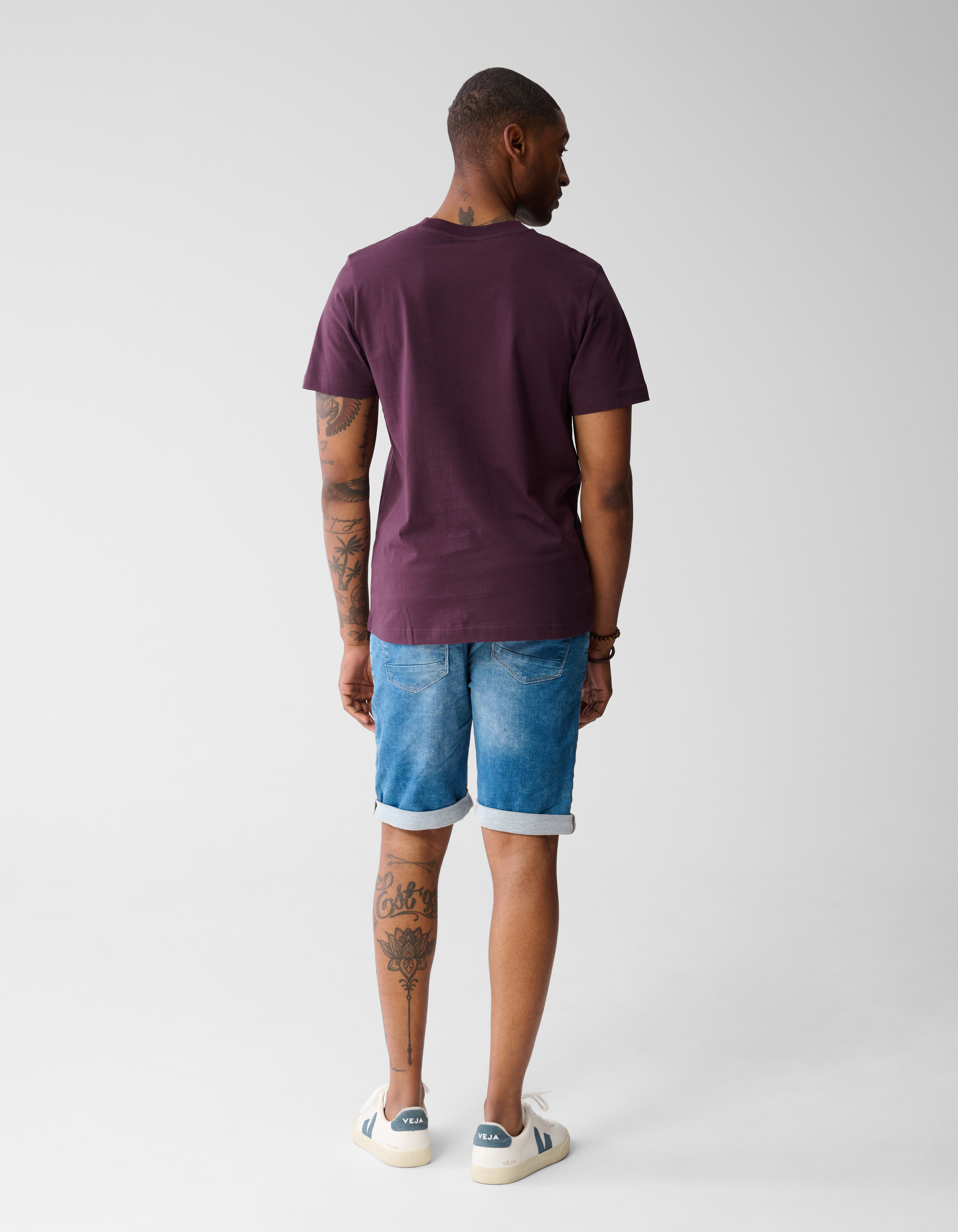 Embrace Artwork T-shirt Donkerrood SHOEBY MEN