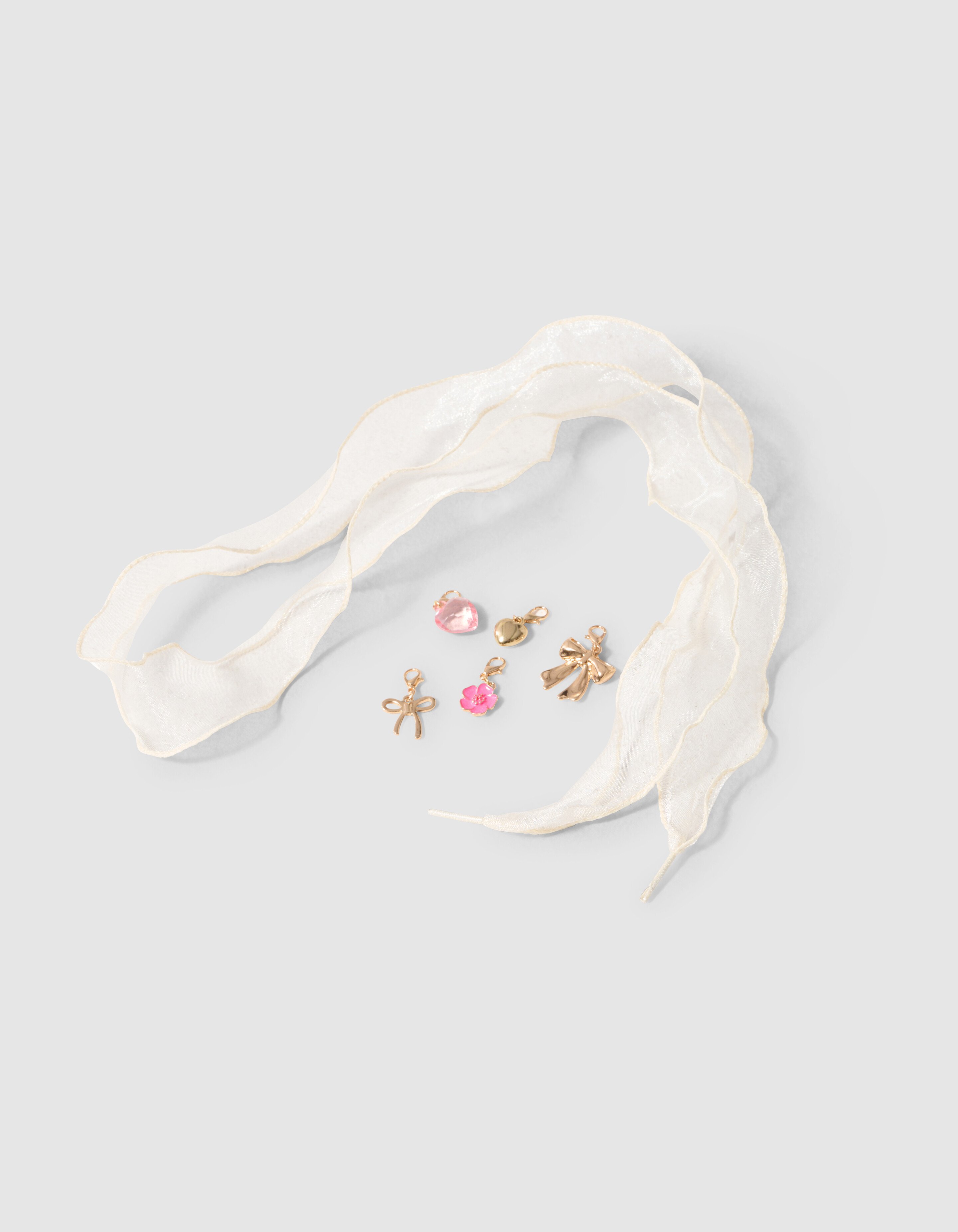 Sweet Blossom Schoenveters Wit SHOEBY ACCESSOIRES