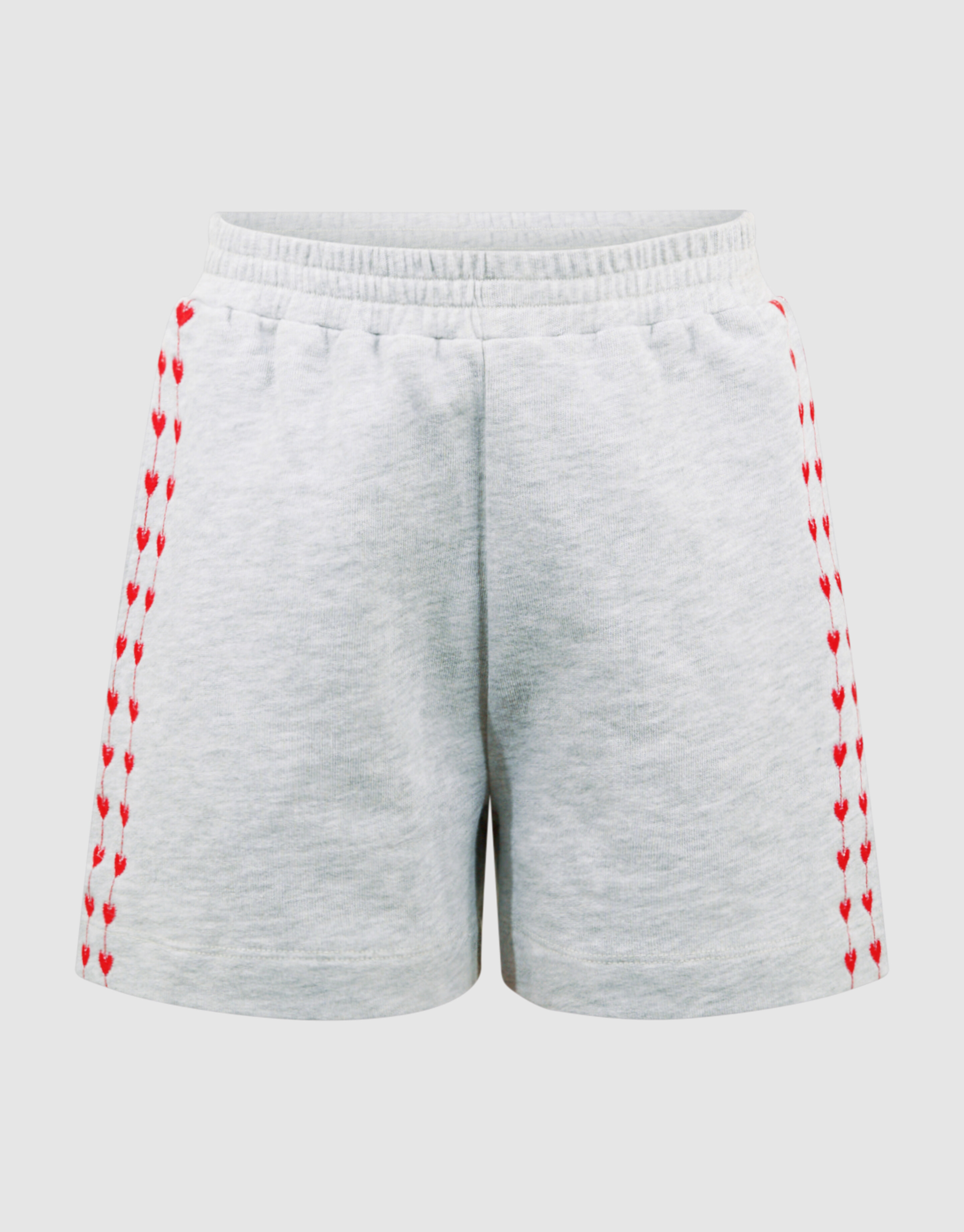Heart Sweat Short Lichtgrijs SHOEBY GIRLS