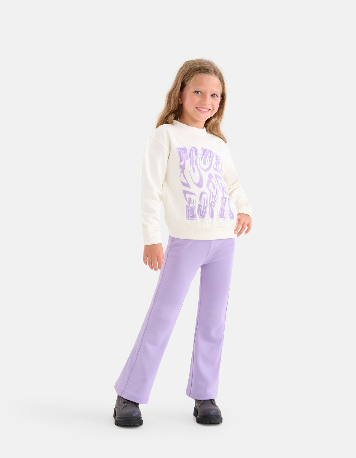 Western Sweater Gebroken Wit SHOEBY GIRLS