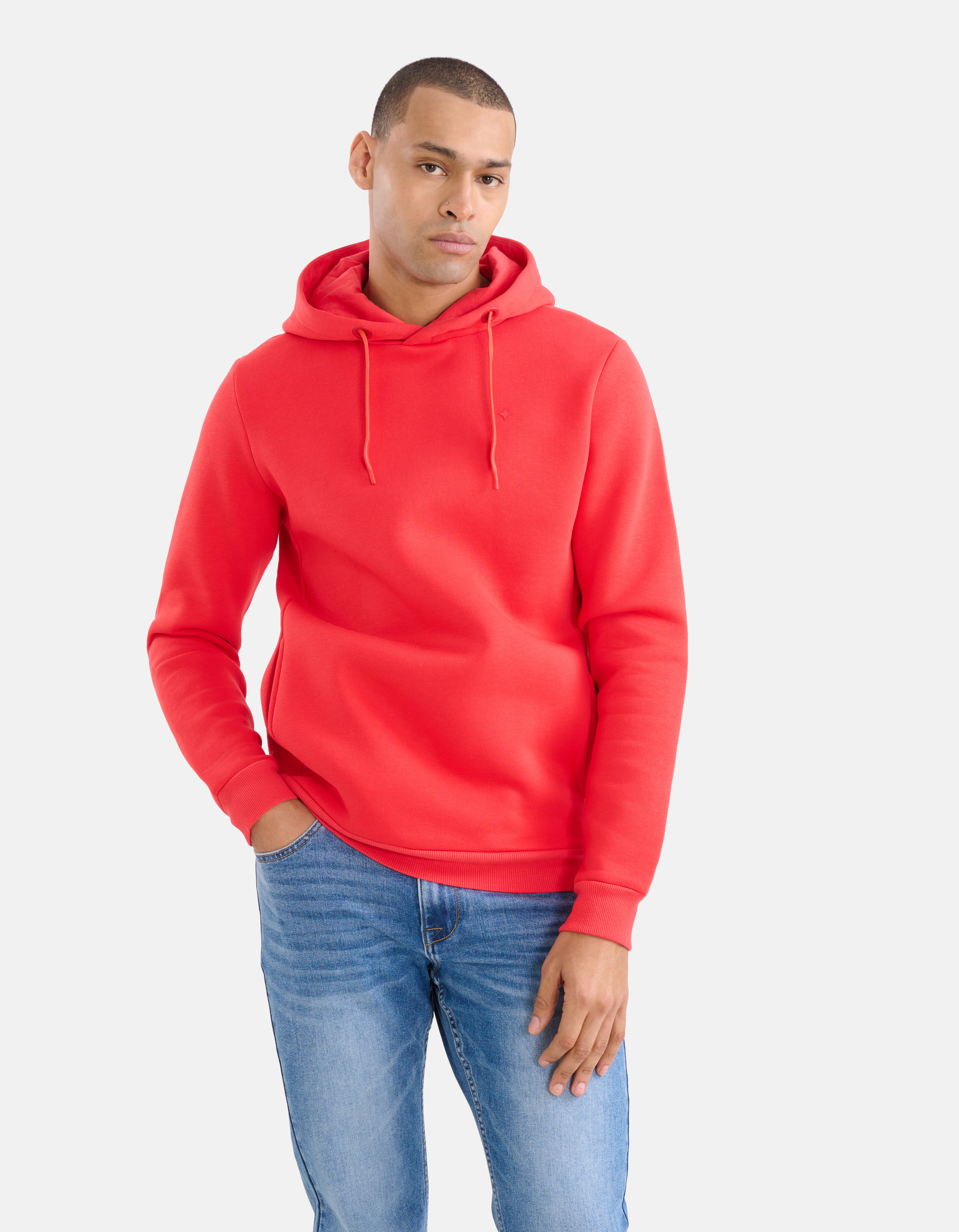 Sparkle Hoodie Rood SHOEBY MEN