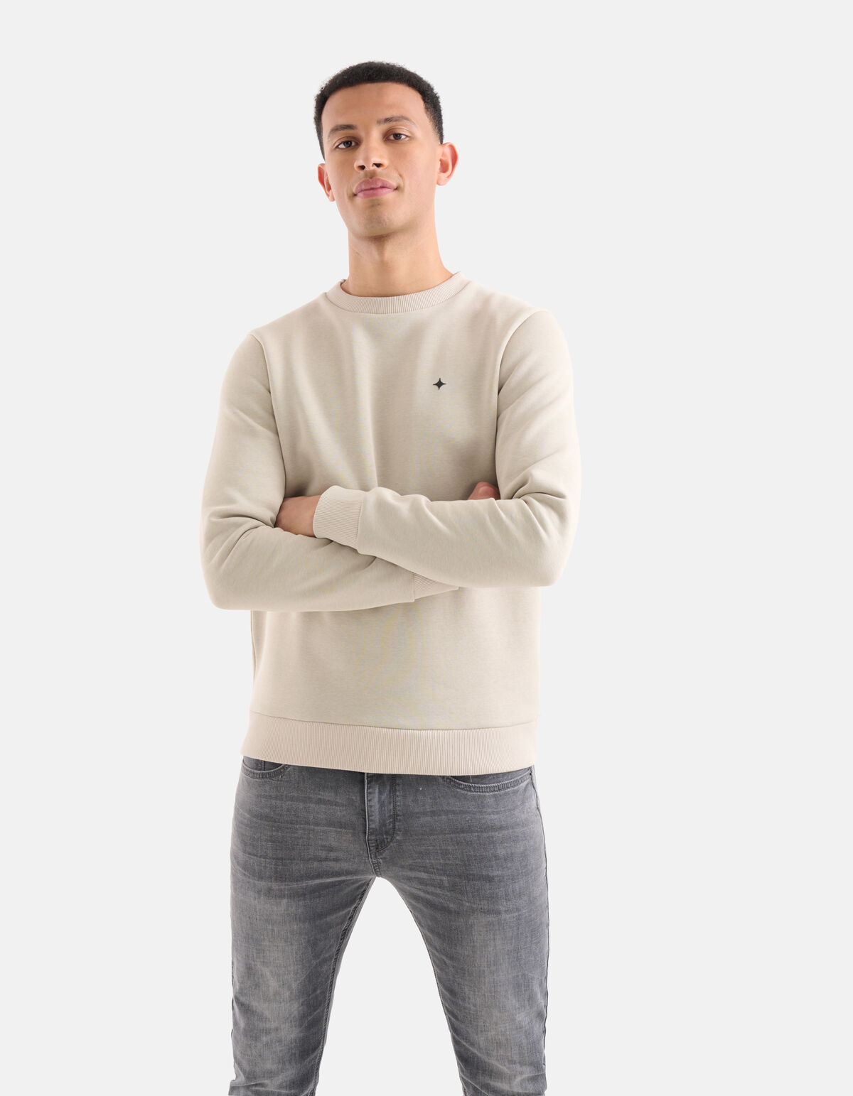 Sparkle Sweater Beige SHOEBY MEN