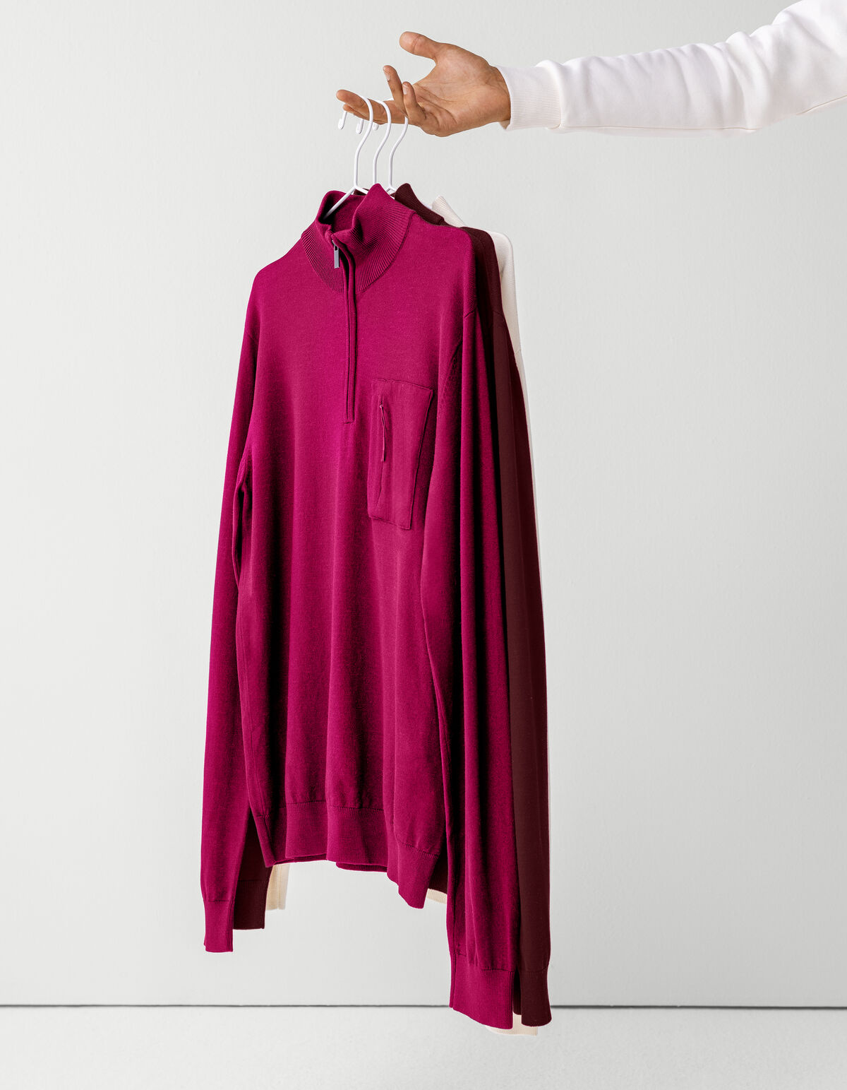 Zipper Coltrui Paars SHOEBY MEN